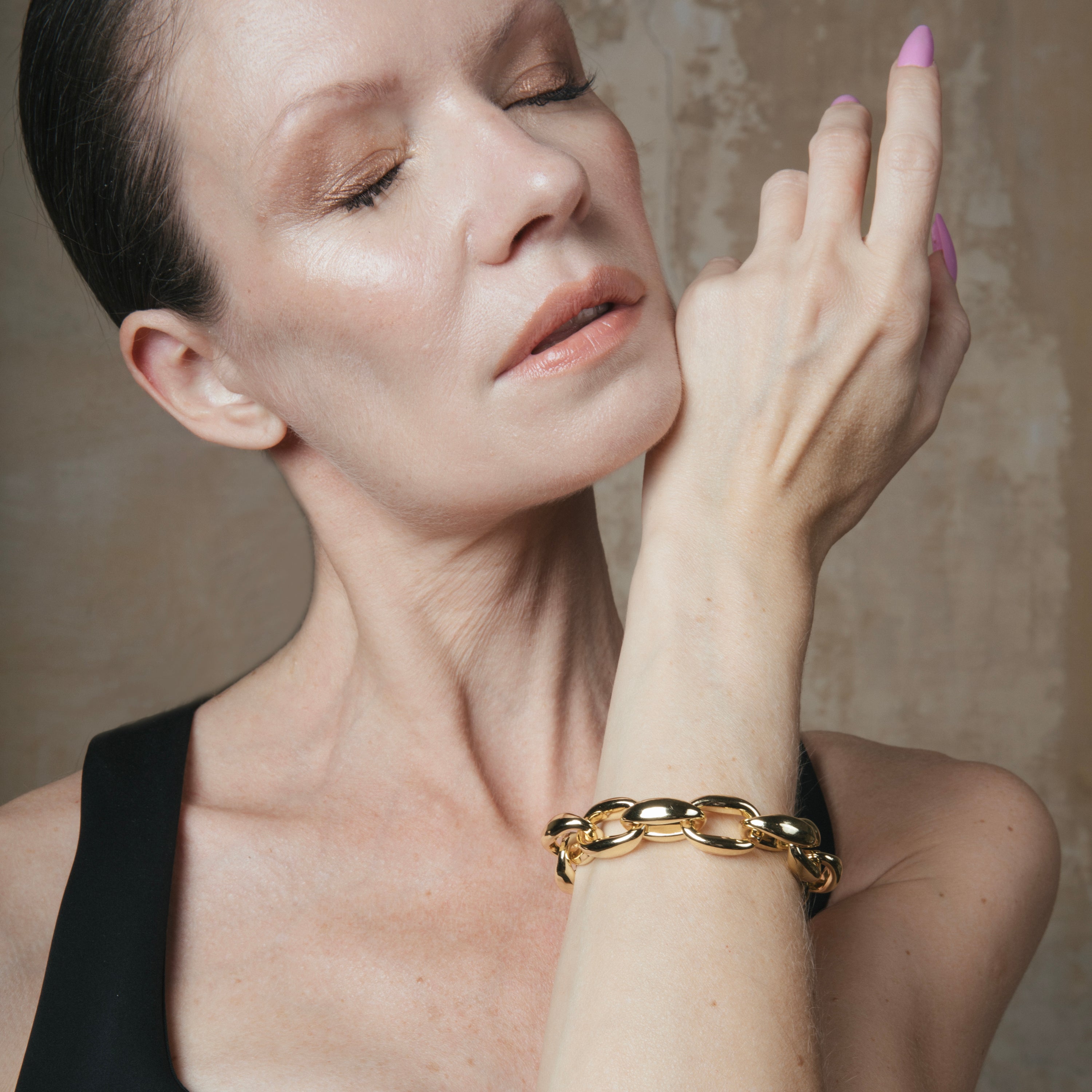 18k yellow gold plated bracelet - Classroom