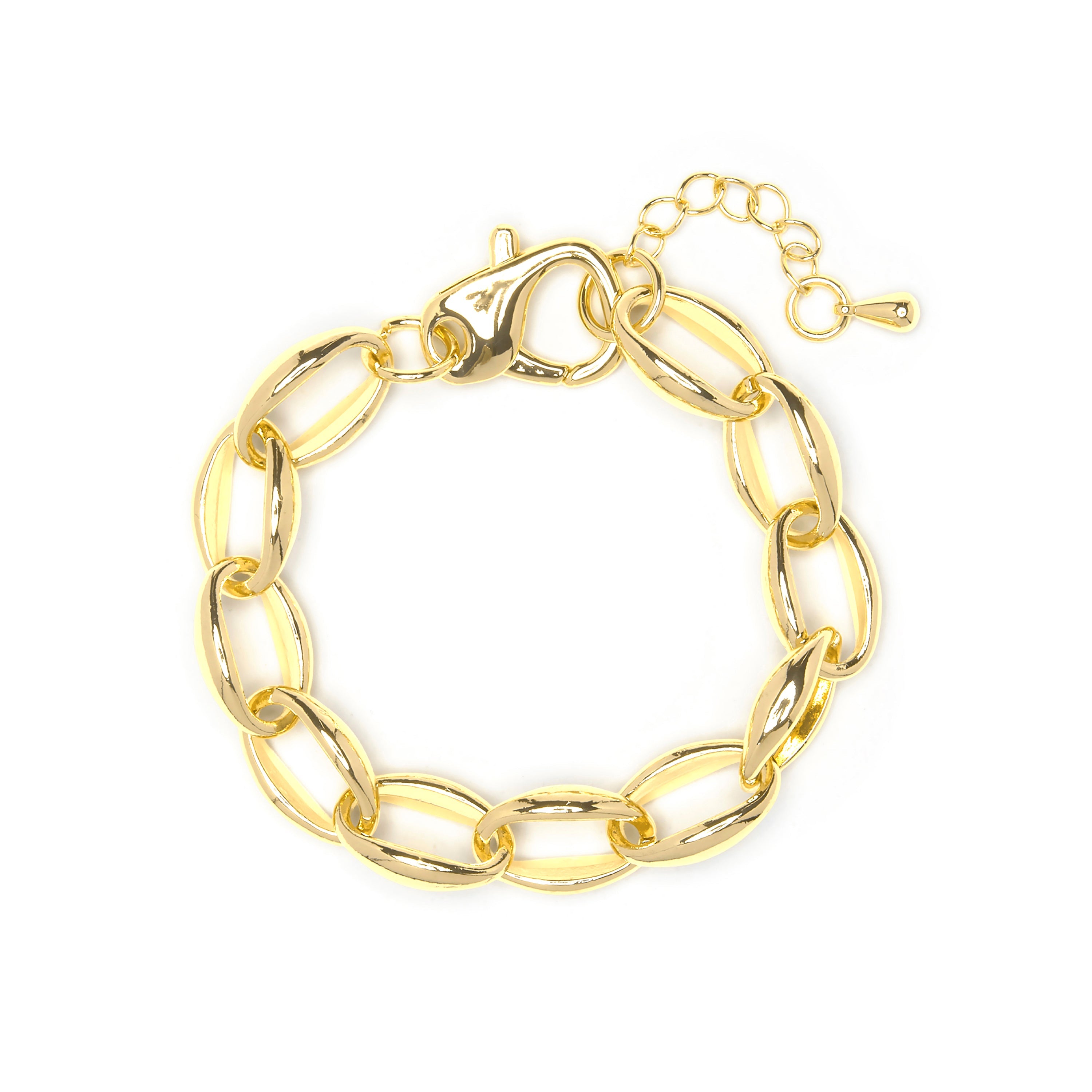 Pulsera acabado en oro amarillo de 18k - Hande