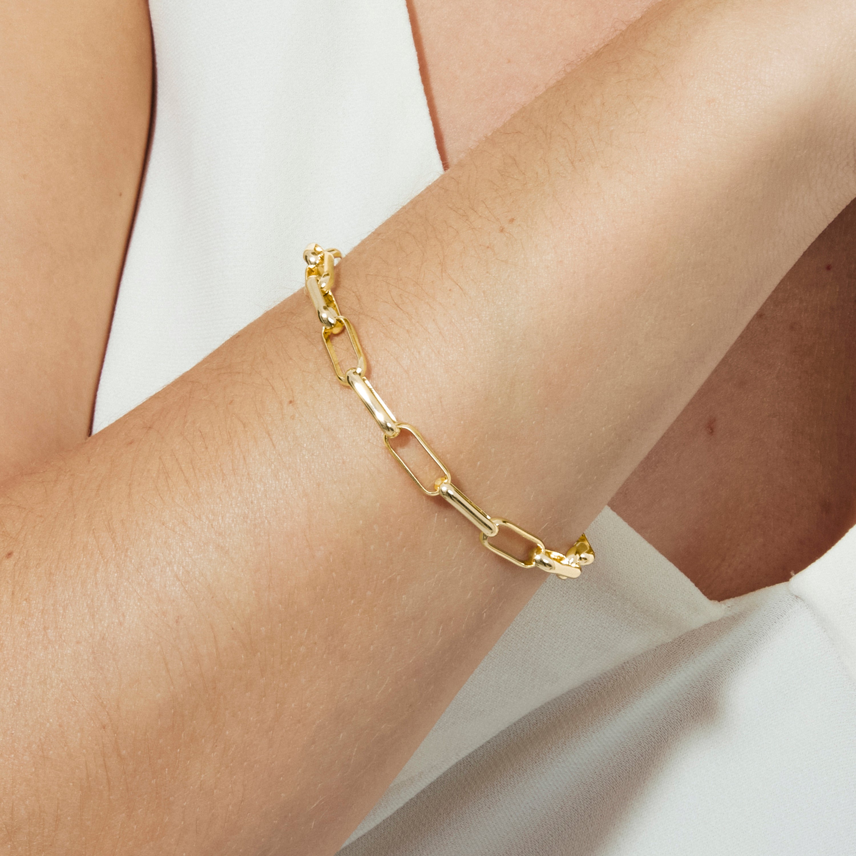 18k yellow gold-plated bracelet - Zusha