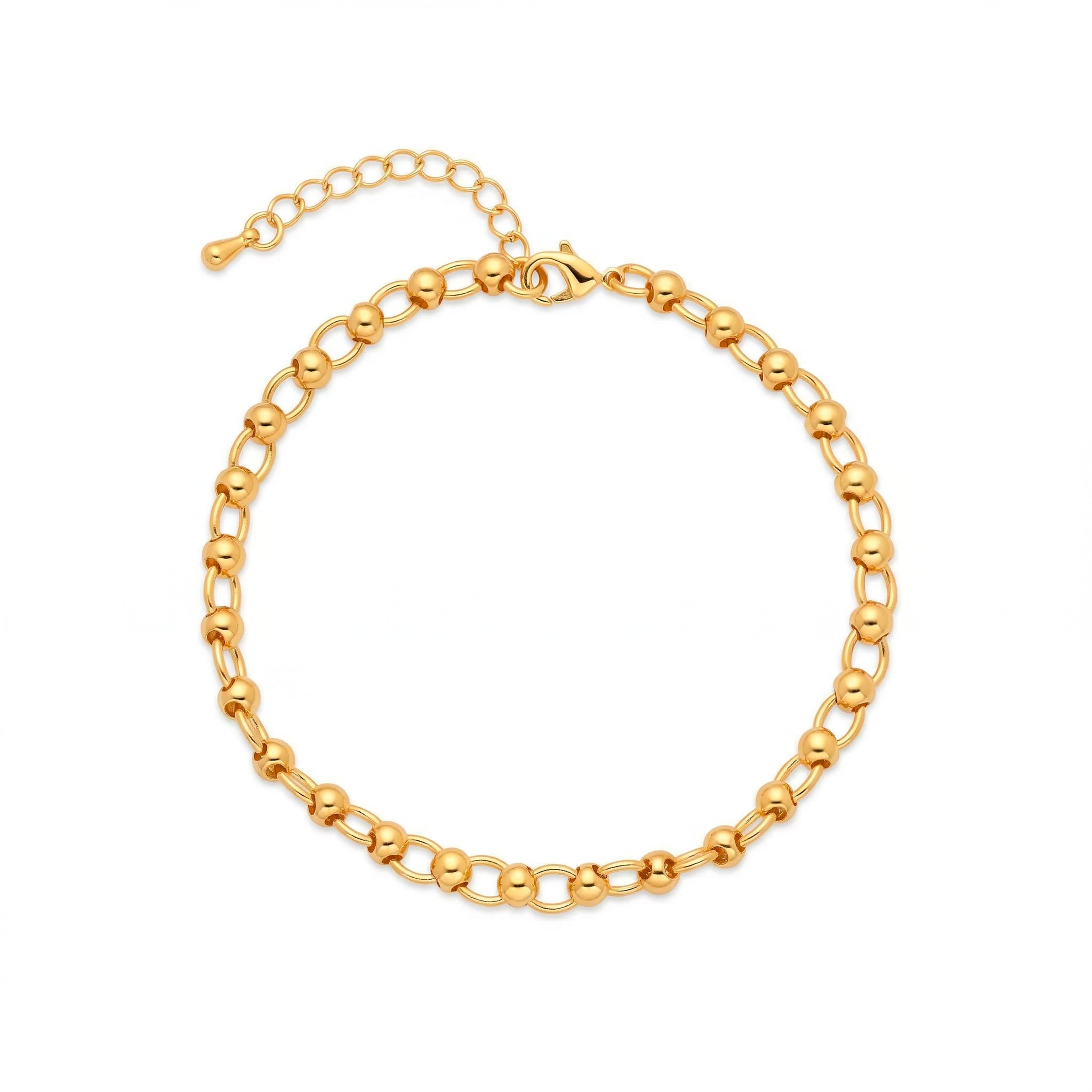 Pulsera acabado en oro amarillo de 18k - Adthi