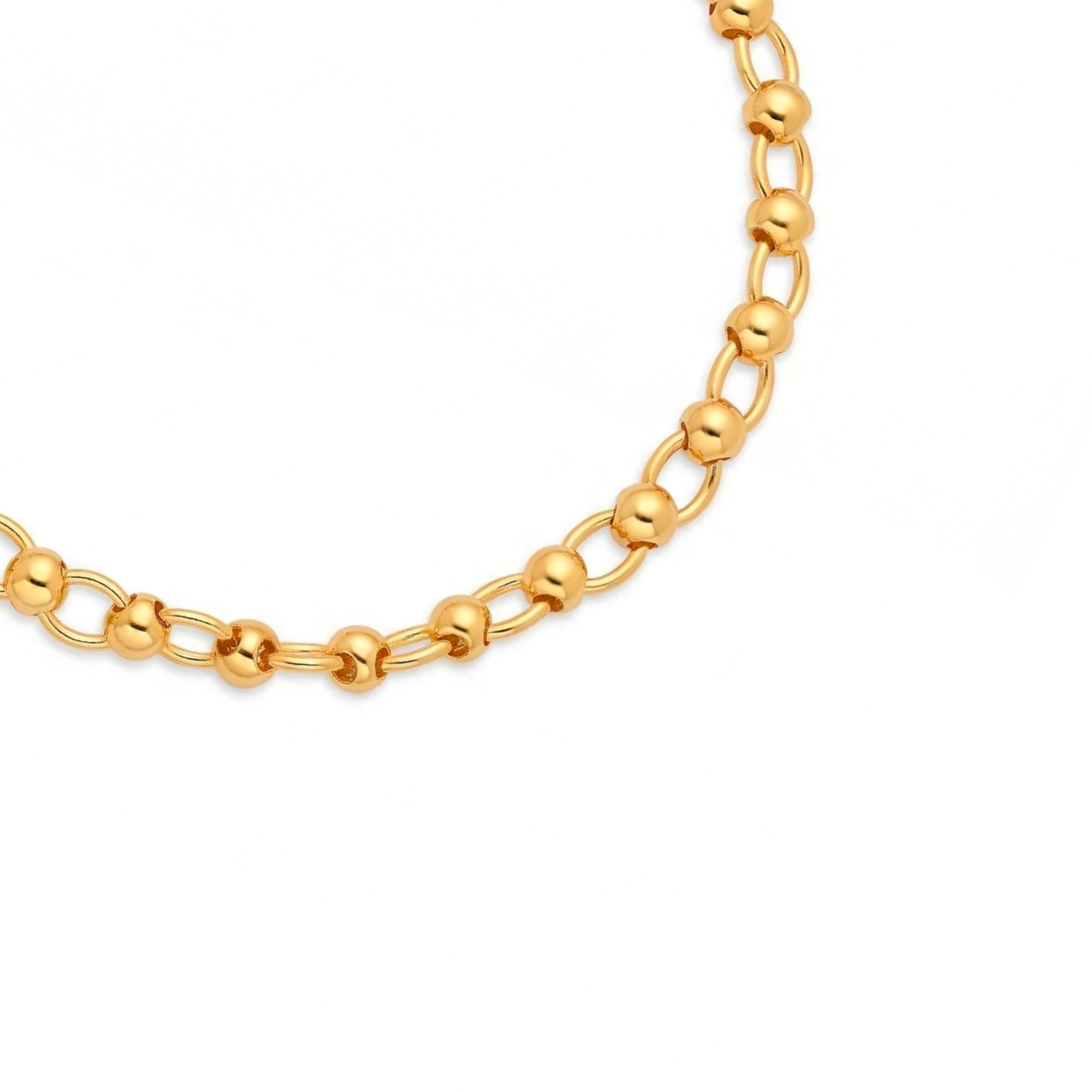 Pulsera acabado en oro amarillo de 18k - Adthi