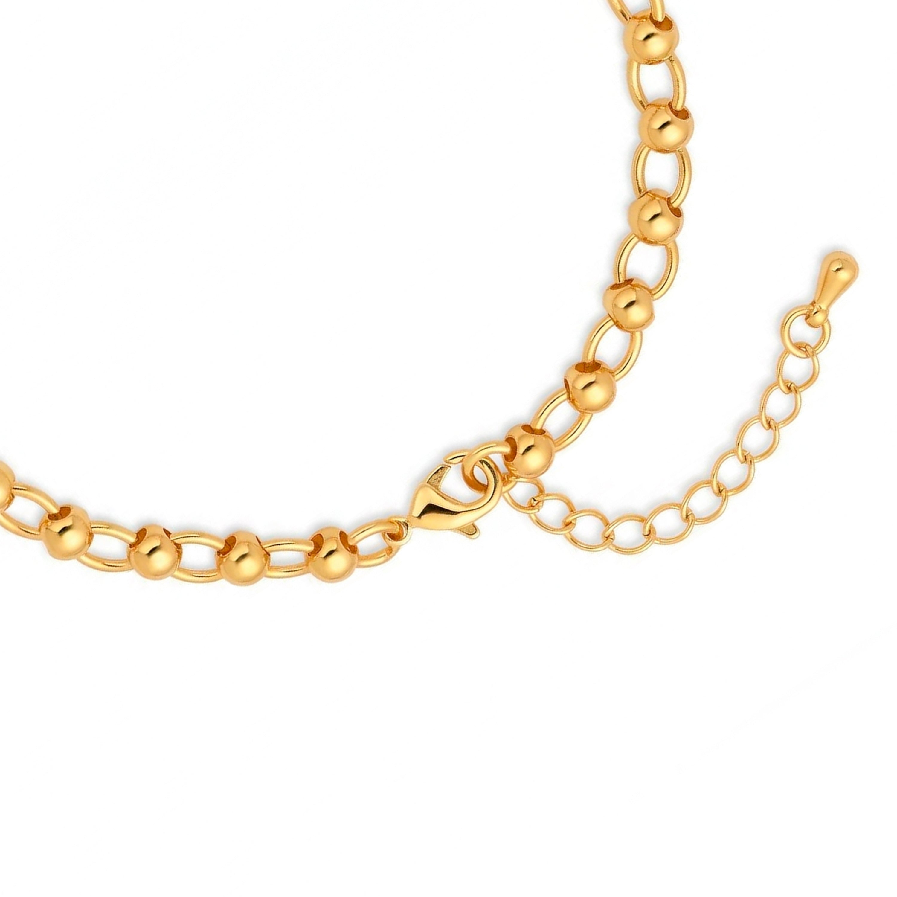 Pulsera acabado en oro amarillo de 18k - Adthi