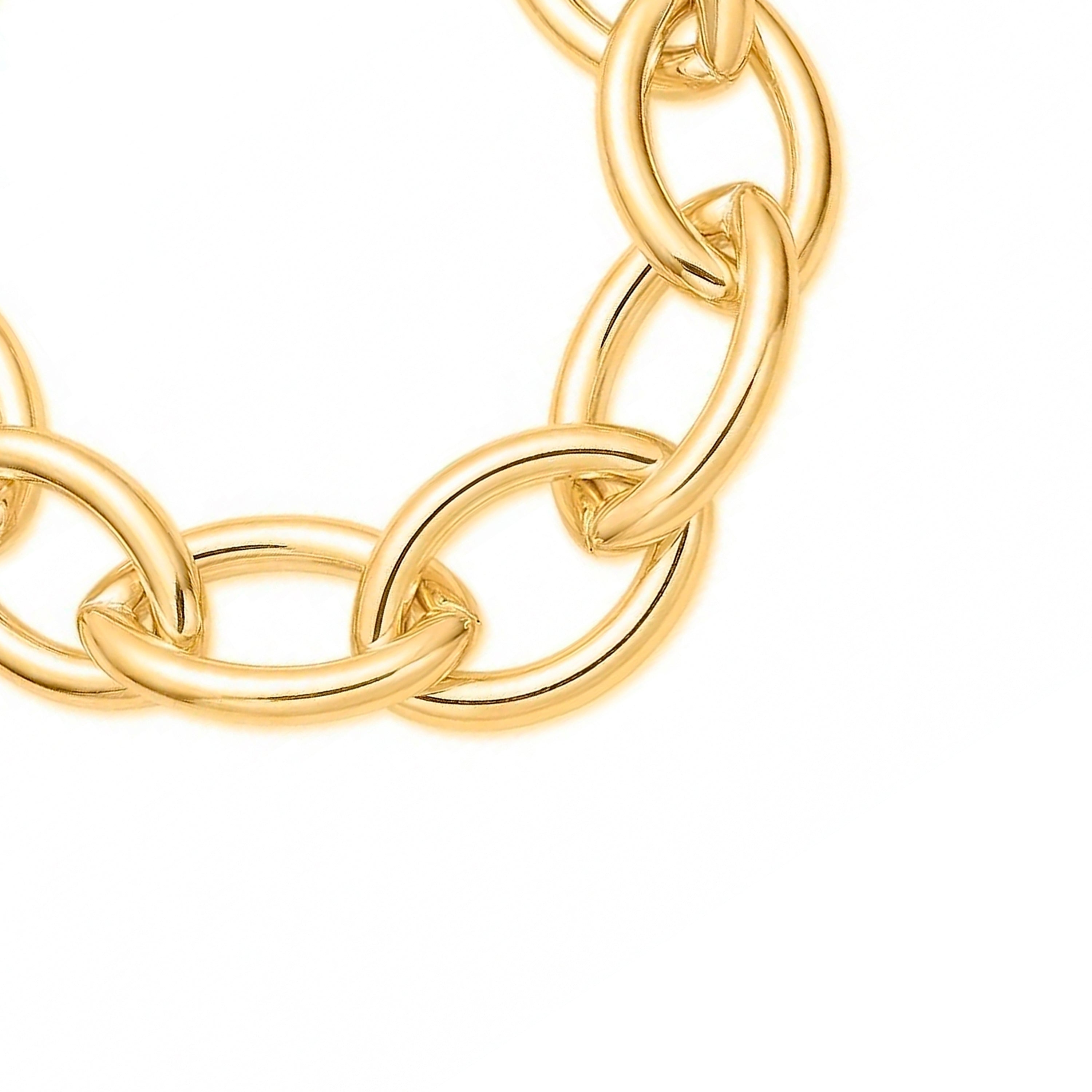 18k Yellow gold plated bracelet - Letli
