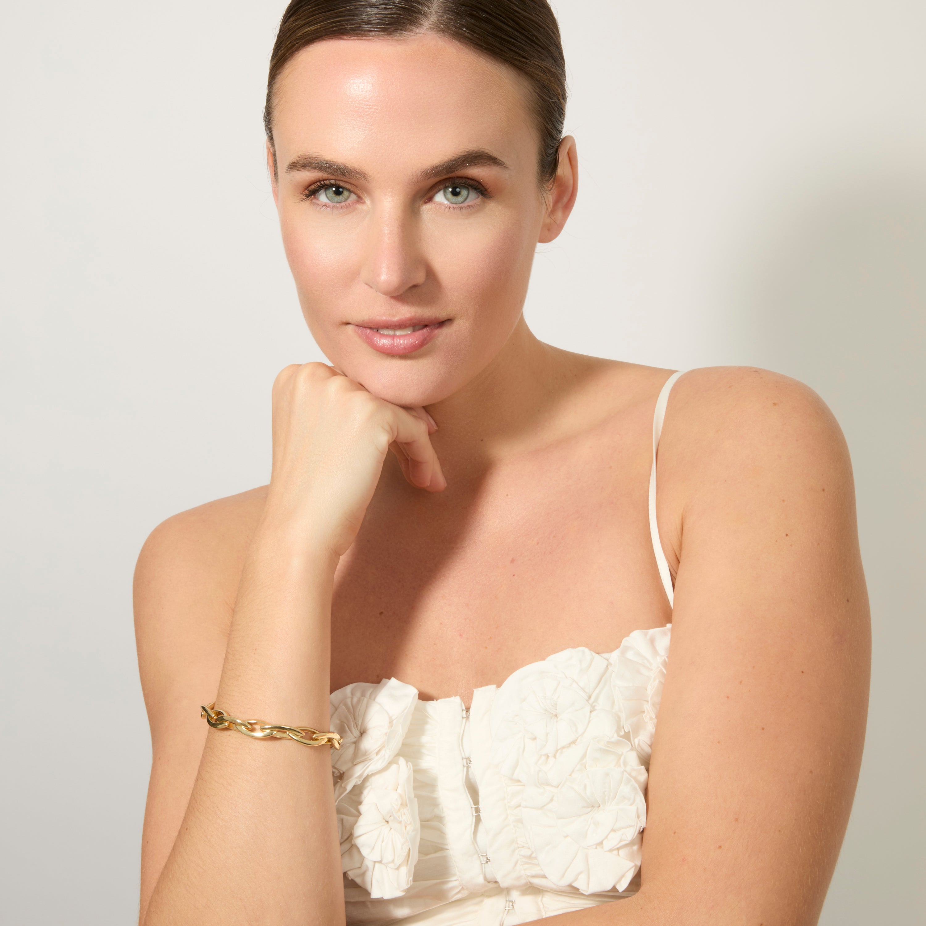 18k yellow gold-plated bracelet - Rasai