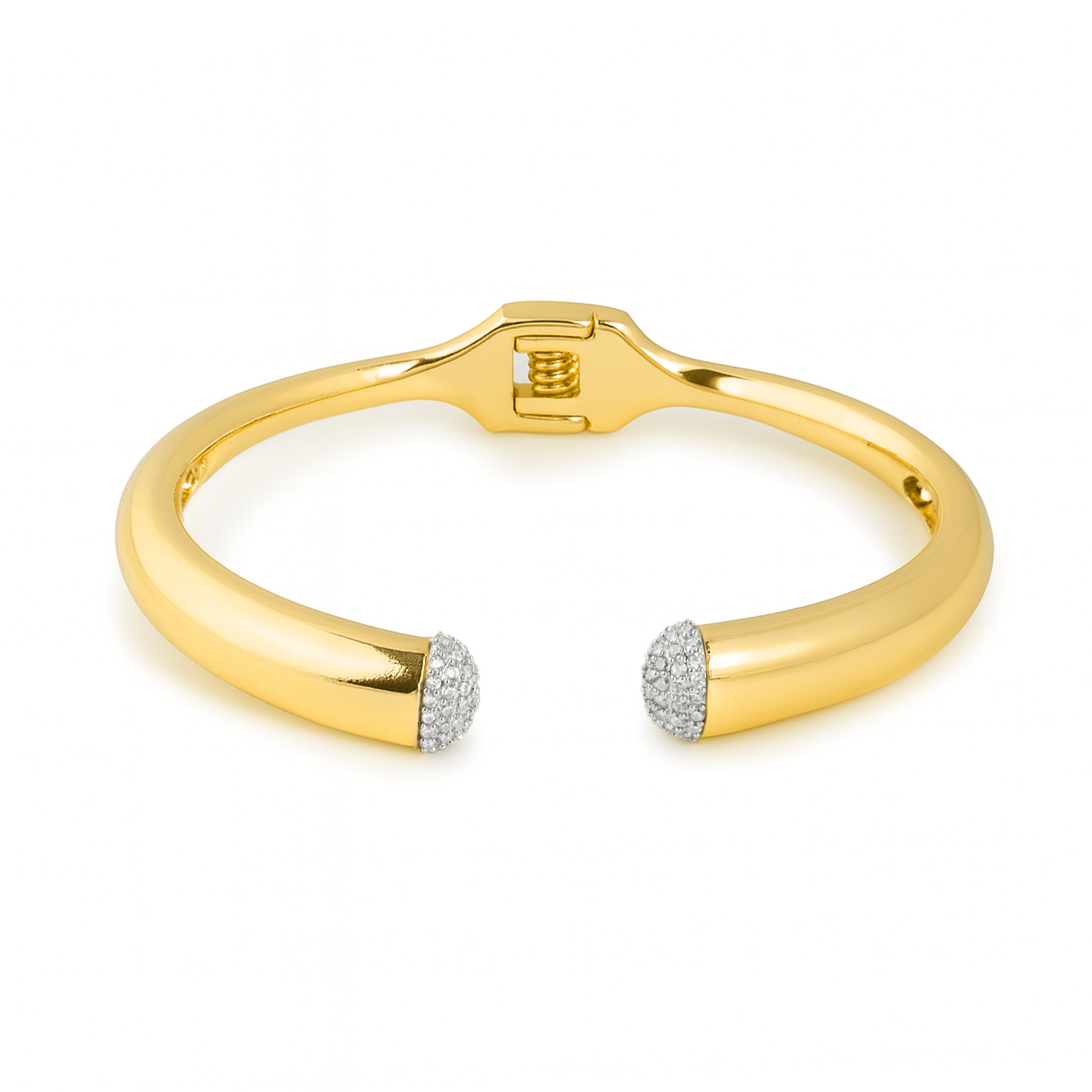 Brilliant Zirconia Bracelet with 18k Yellow Gold Finish - Pharra
