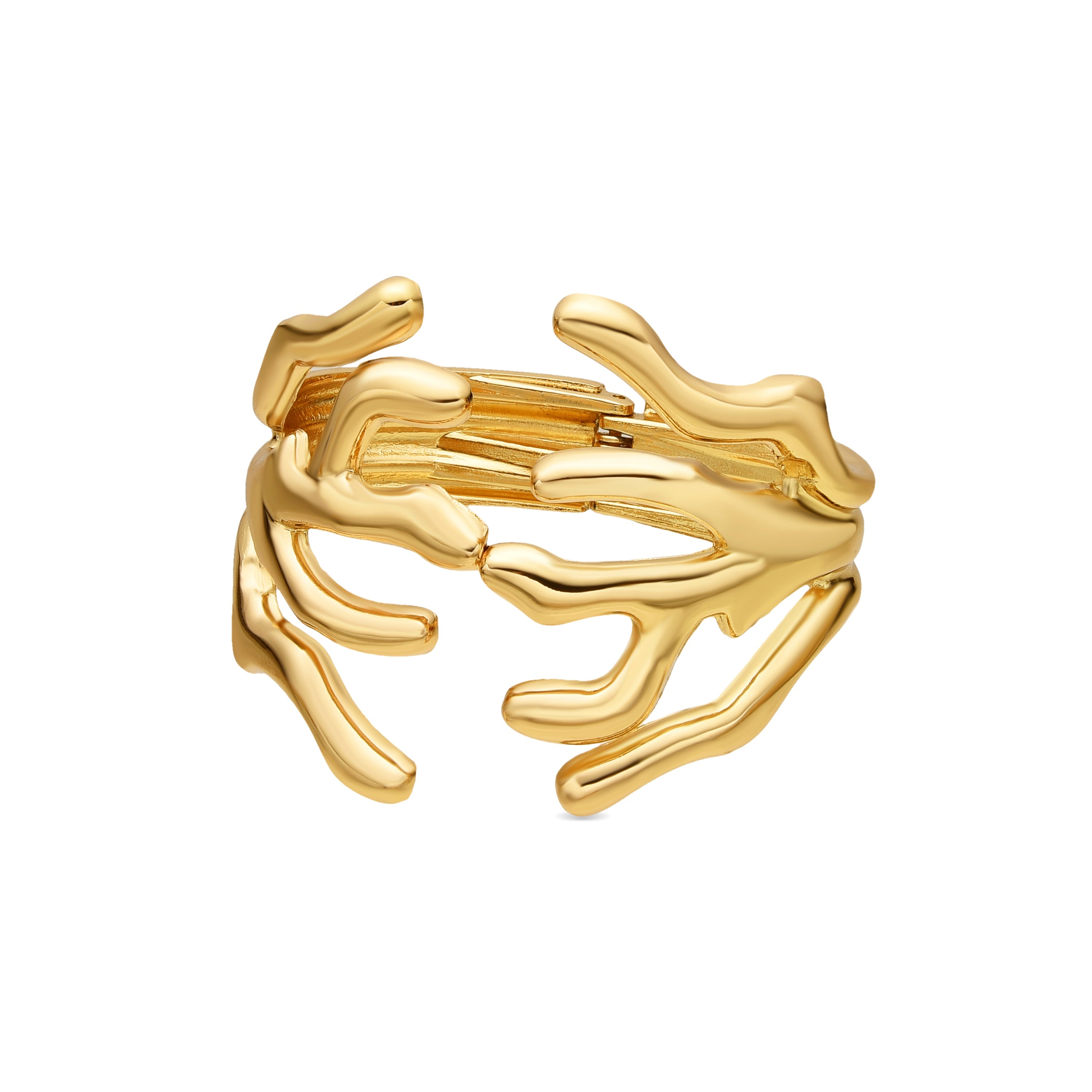 Pulseira com acabamento em ouro amarelo 18k - Fanzara