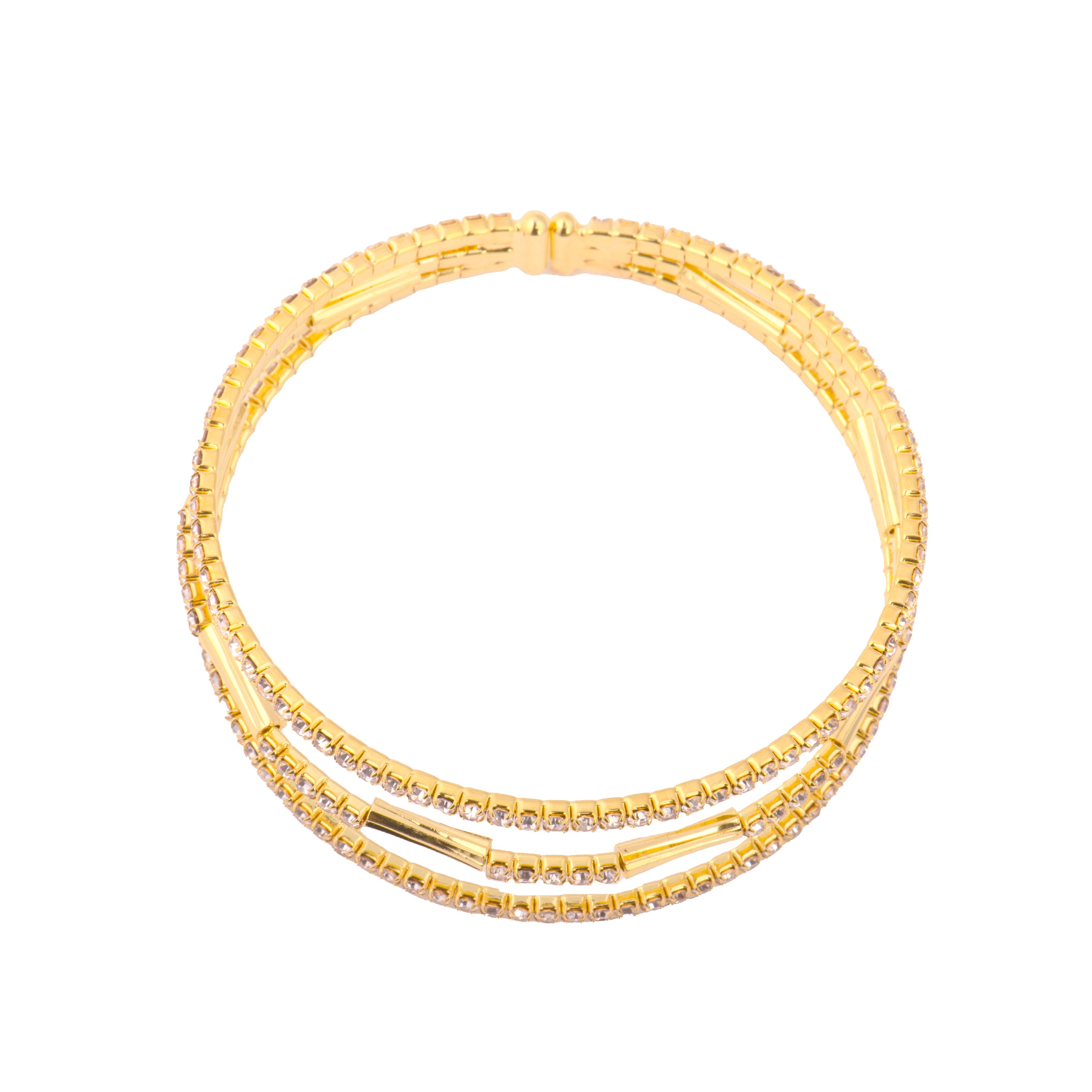 18k Yellow Gold plated bracelet - Amlok