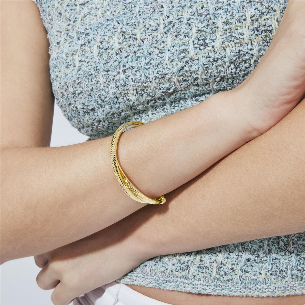 18k yellow gold-plated bracelet - Wynje