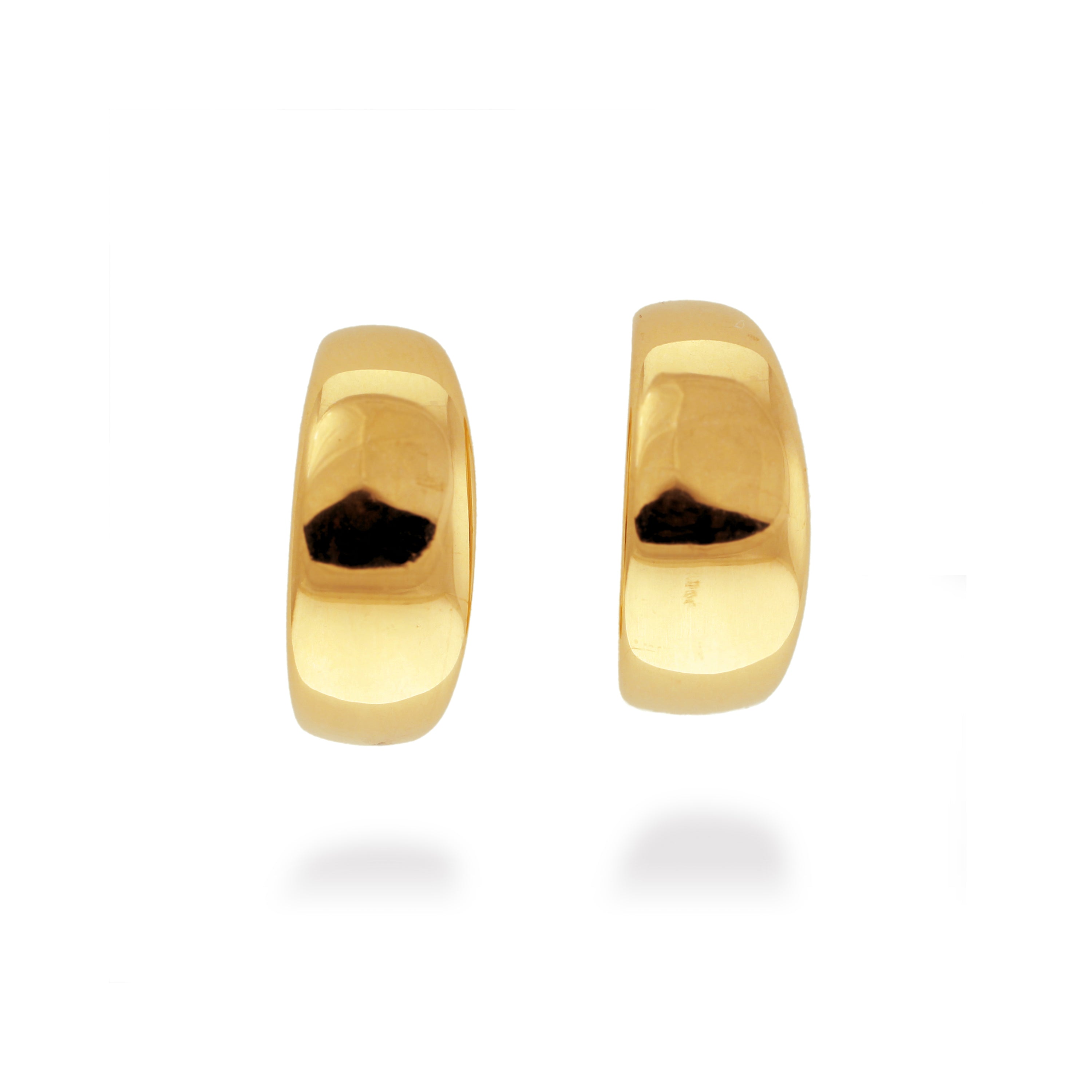 Earrings finished in 18K yellow gold - Mrango