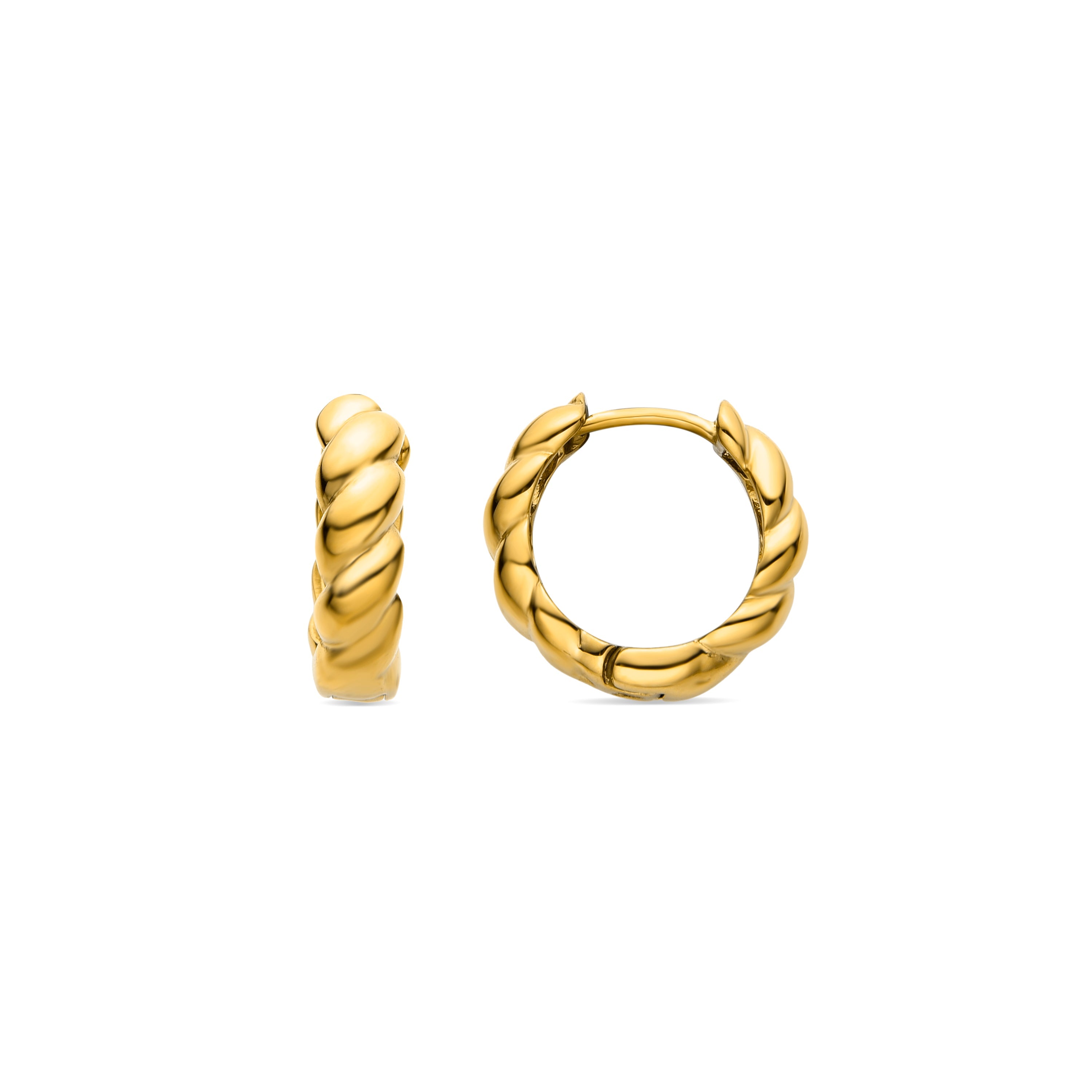 Earrings finished in 18K yellow gold - Caiki