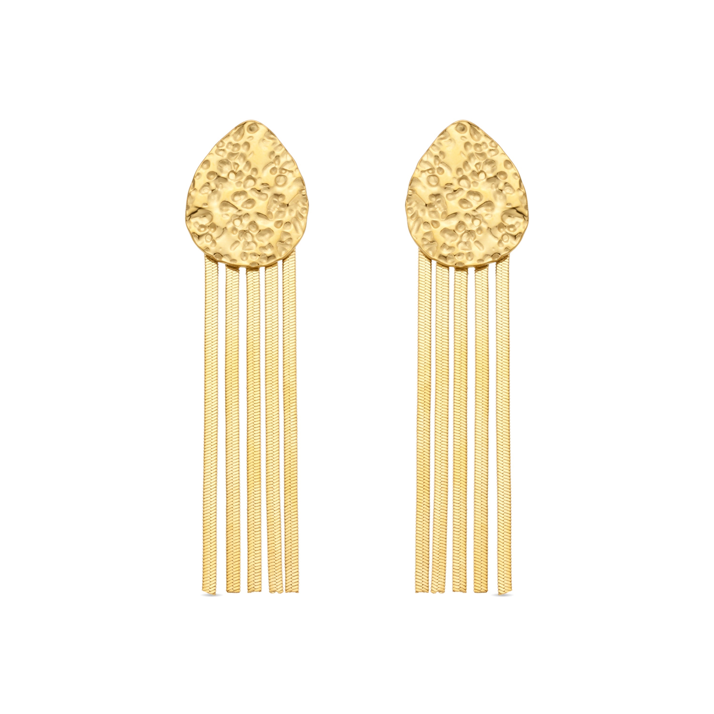 Earrings with 18k yellow gold finish - Belol