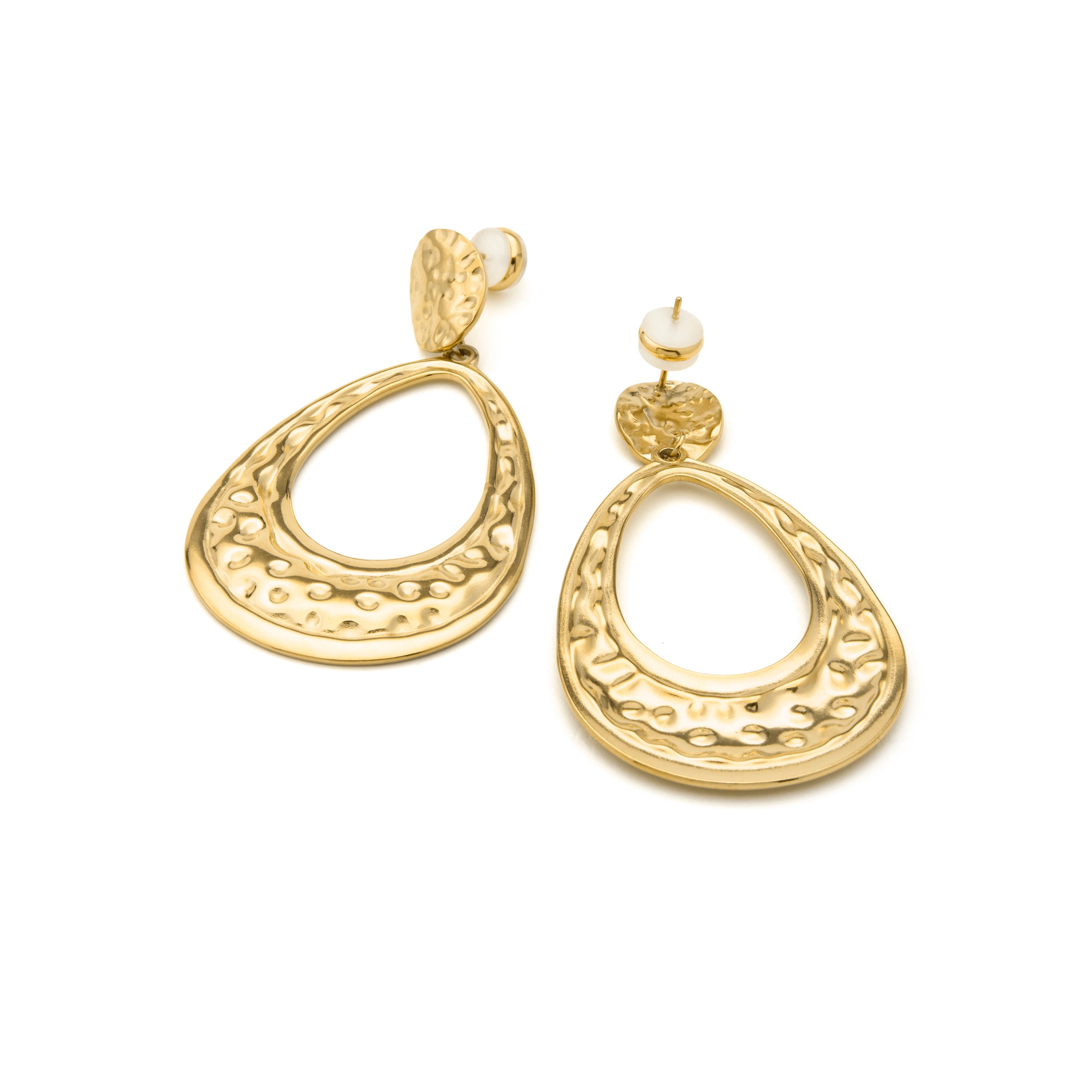 Earrings in 18k yellow gold finish - Mayso