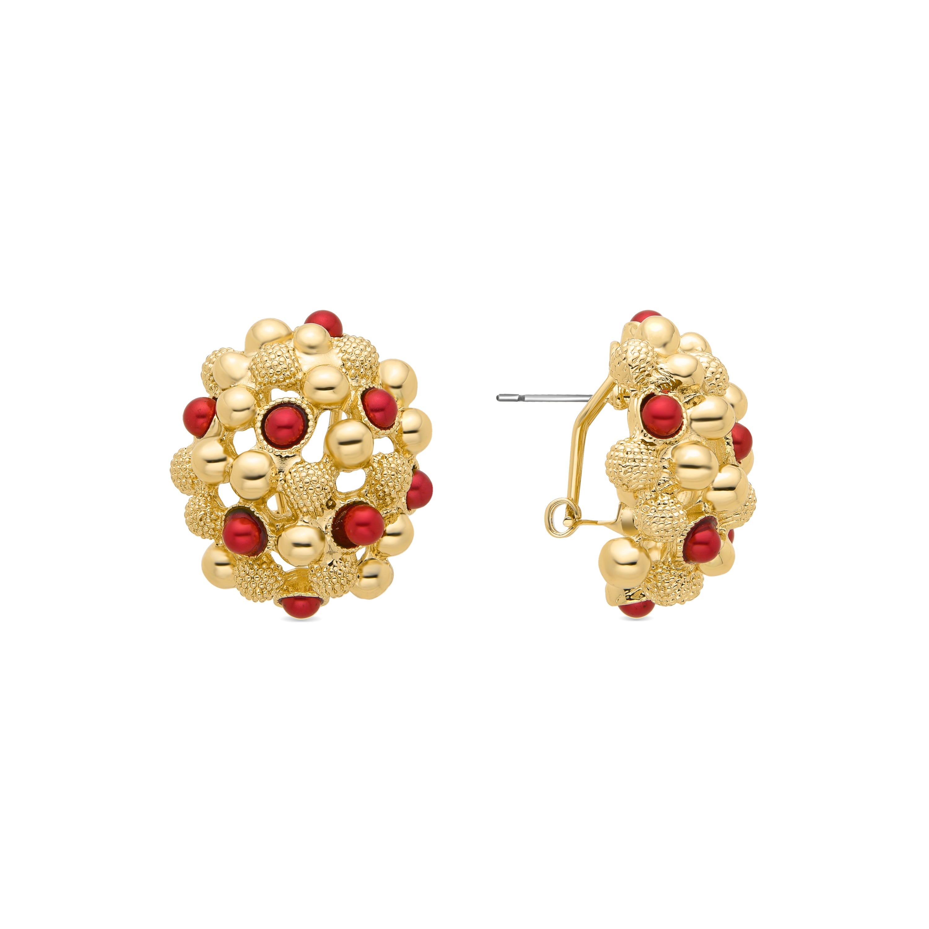 Pendientes acabado en oro amarillo 18K - Xiglor