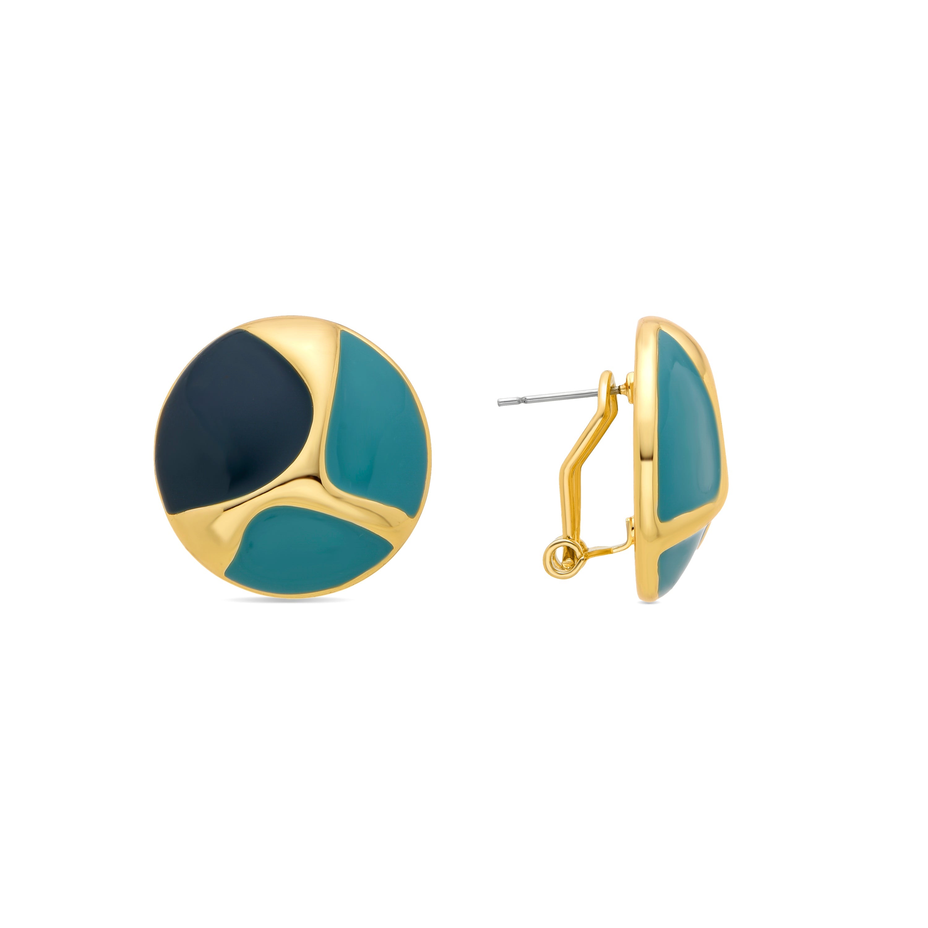 Earrings finished in 18K yellow gold - Iofes