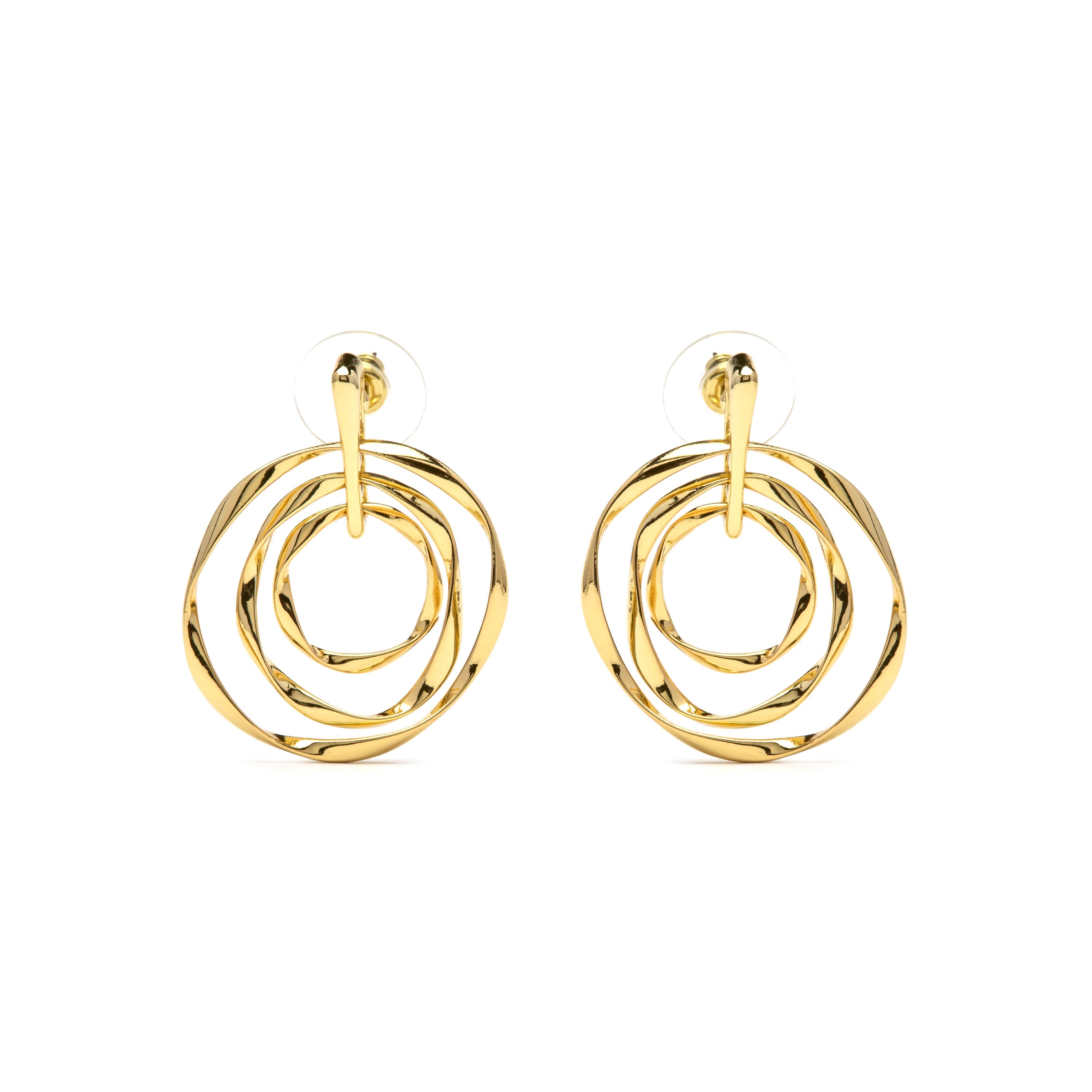 Earrings with 18k yellow gold finish - Daban