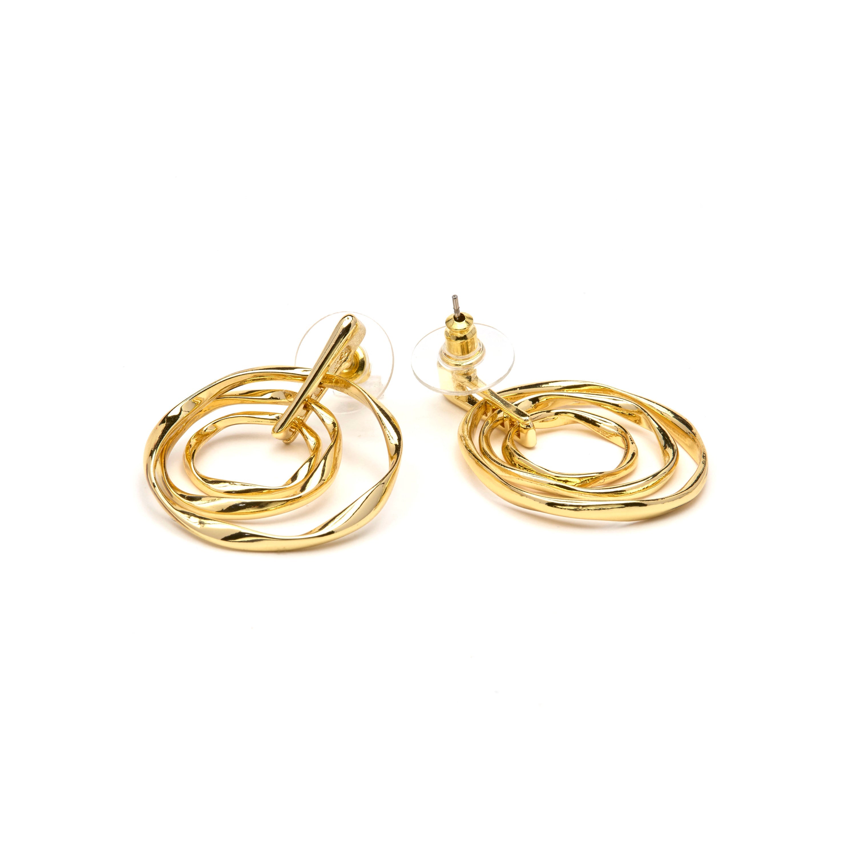 Earrings with 18k yellow gold finish - Daban