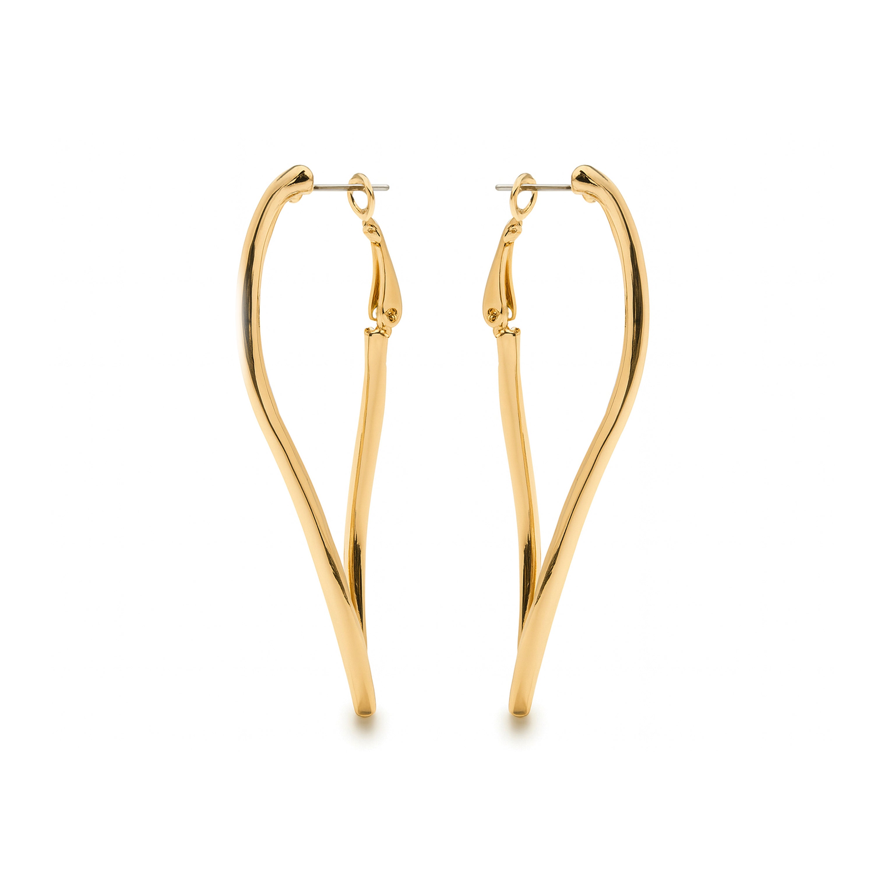 18k yellow gold earrings - Lankal