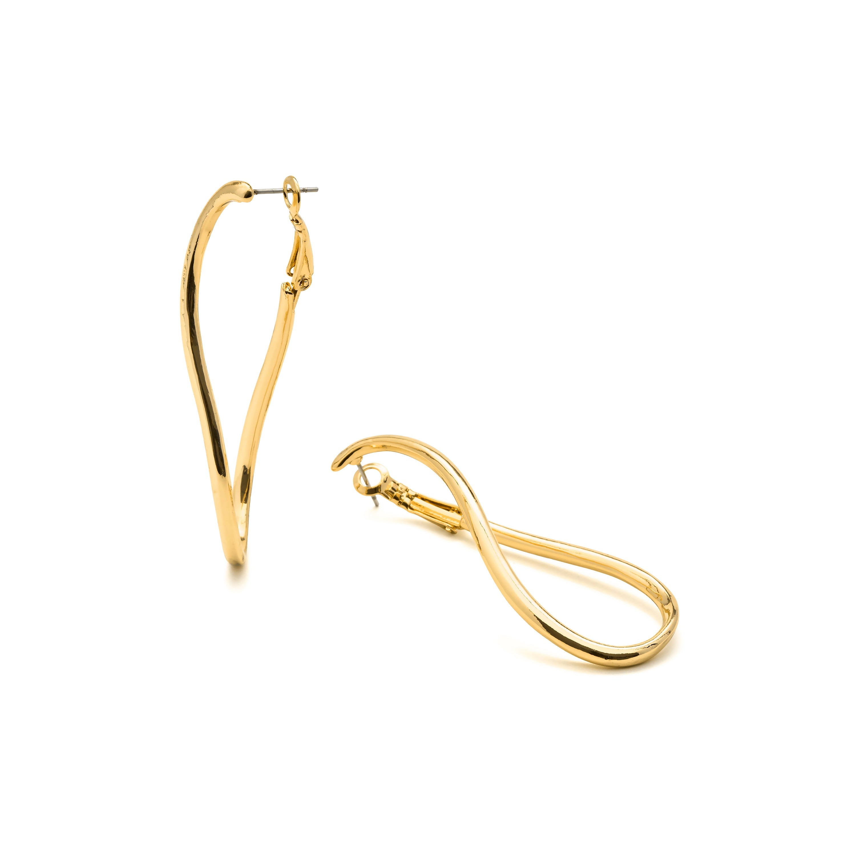 18k yellow gold earrings - Lankal