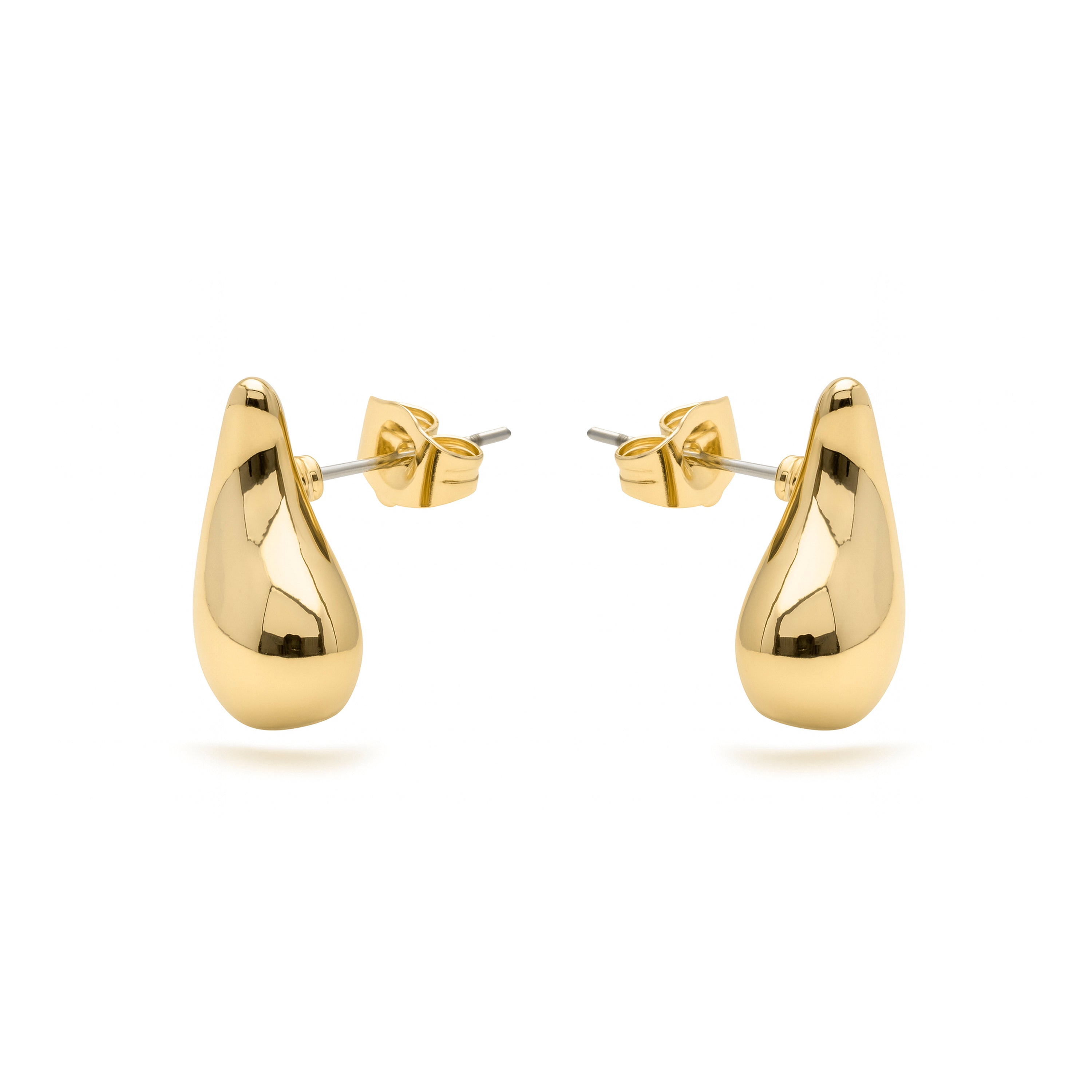 Earrings finished in 18k yellow gold - Nebald