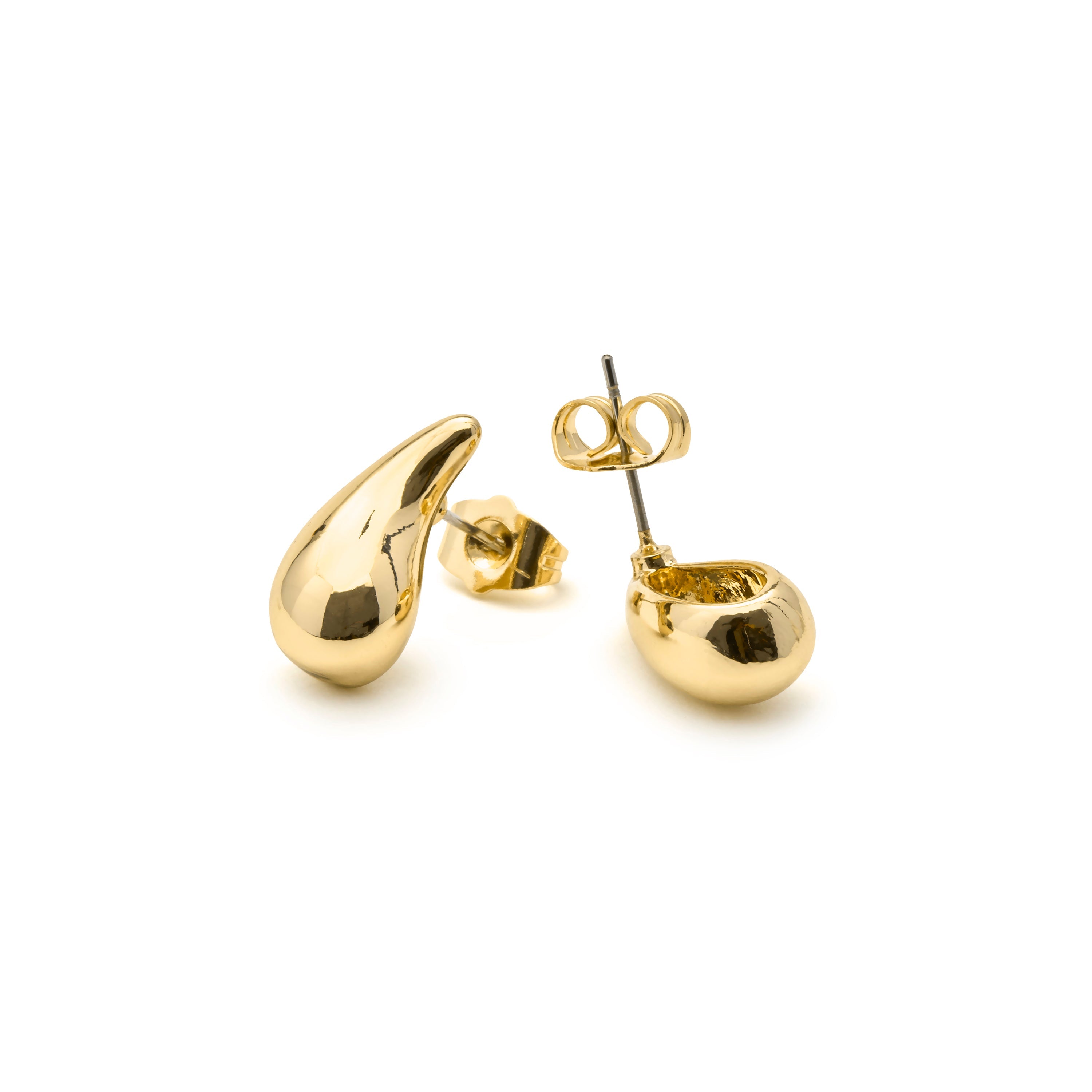 Earrings finished in 18k yellow gold - Nebald