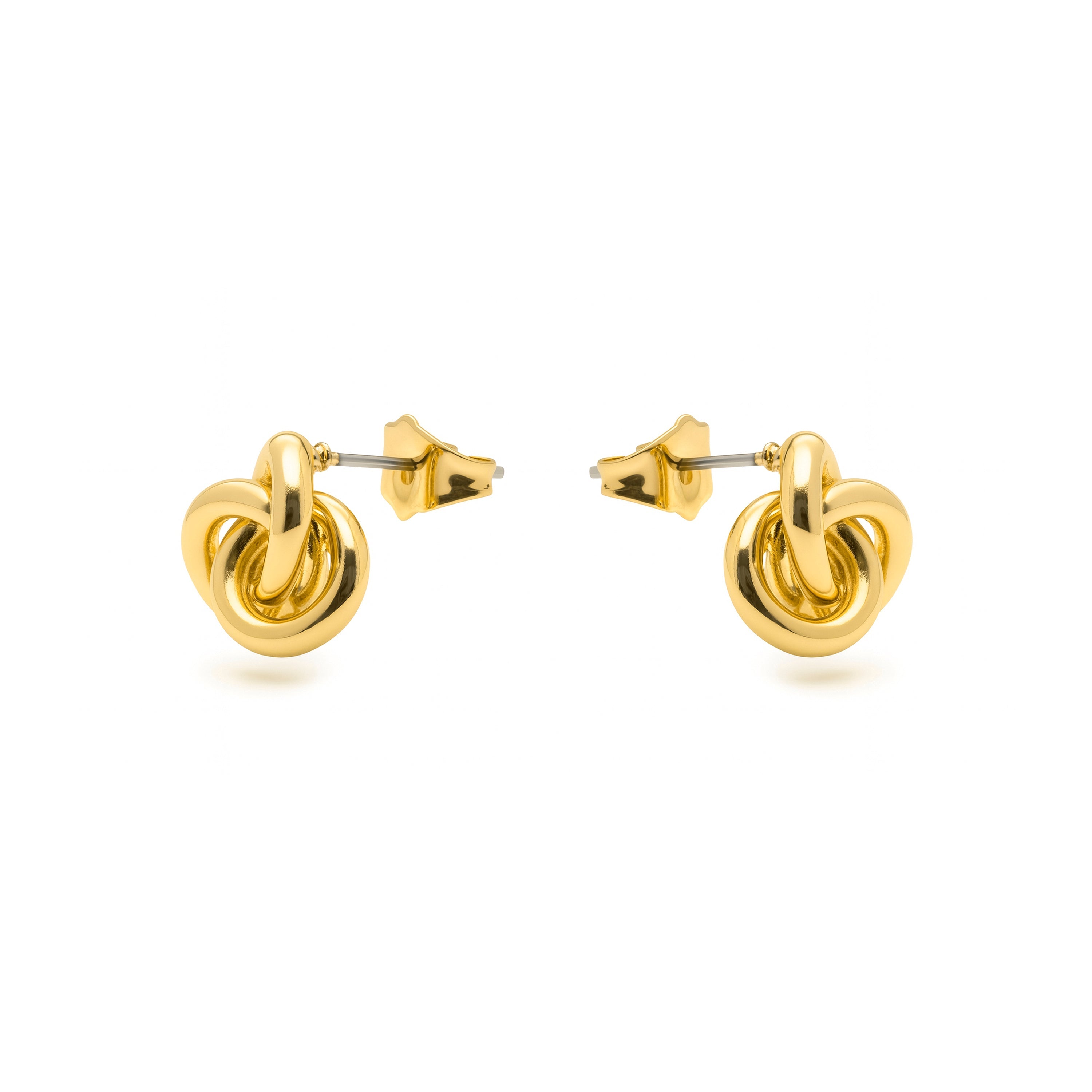 Pendientes acabado en oro amarillo 18k - Atoe