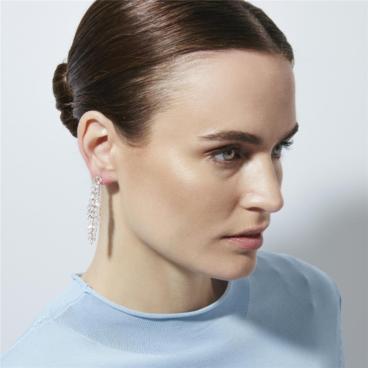 Pendientes de Circonita Brillante acabado en oro amarillo de 18k - Emal