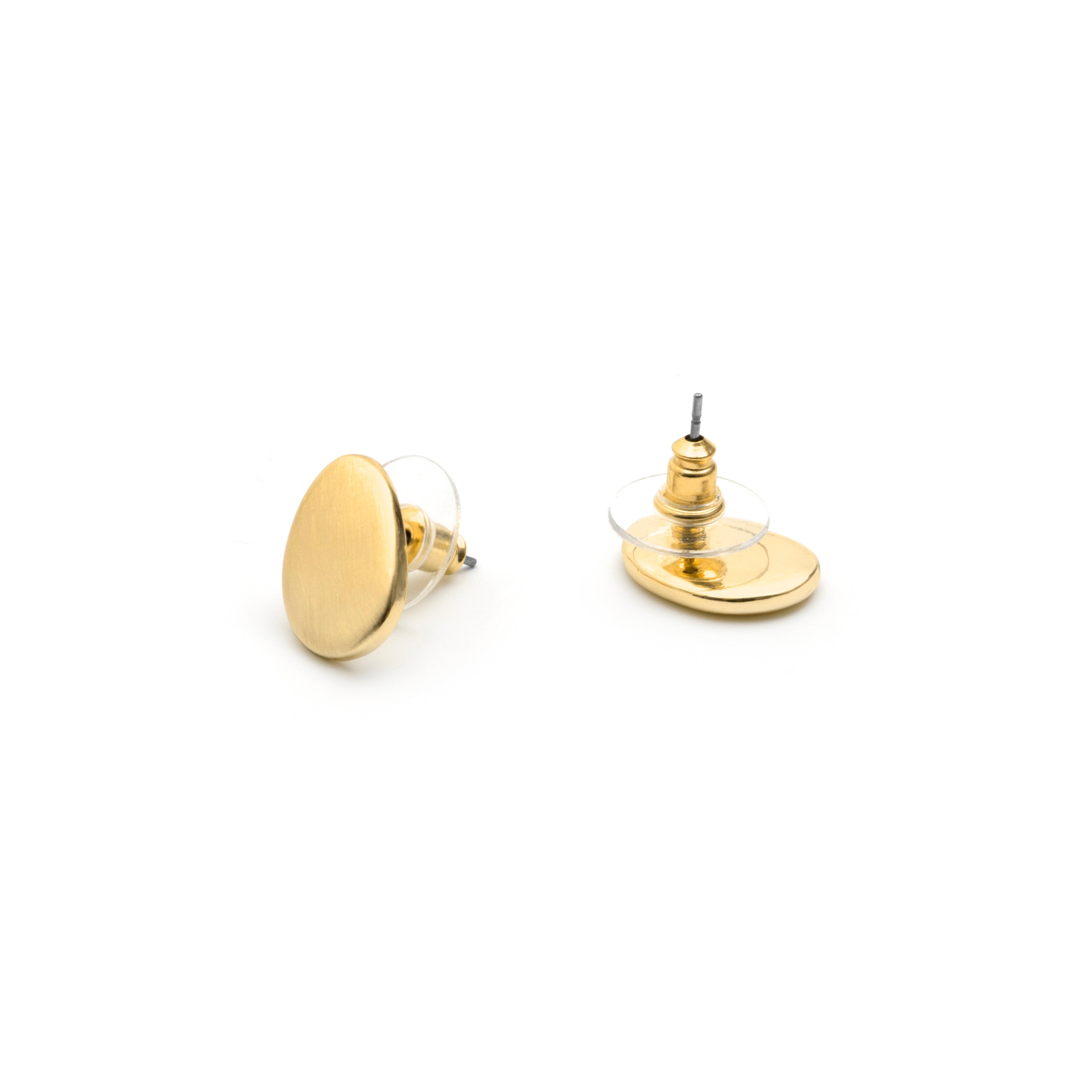 18k yellow gold finish earrings - Oga