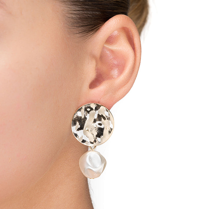 Earrings finished in 18K yellow gold - Anndas