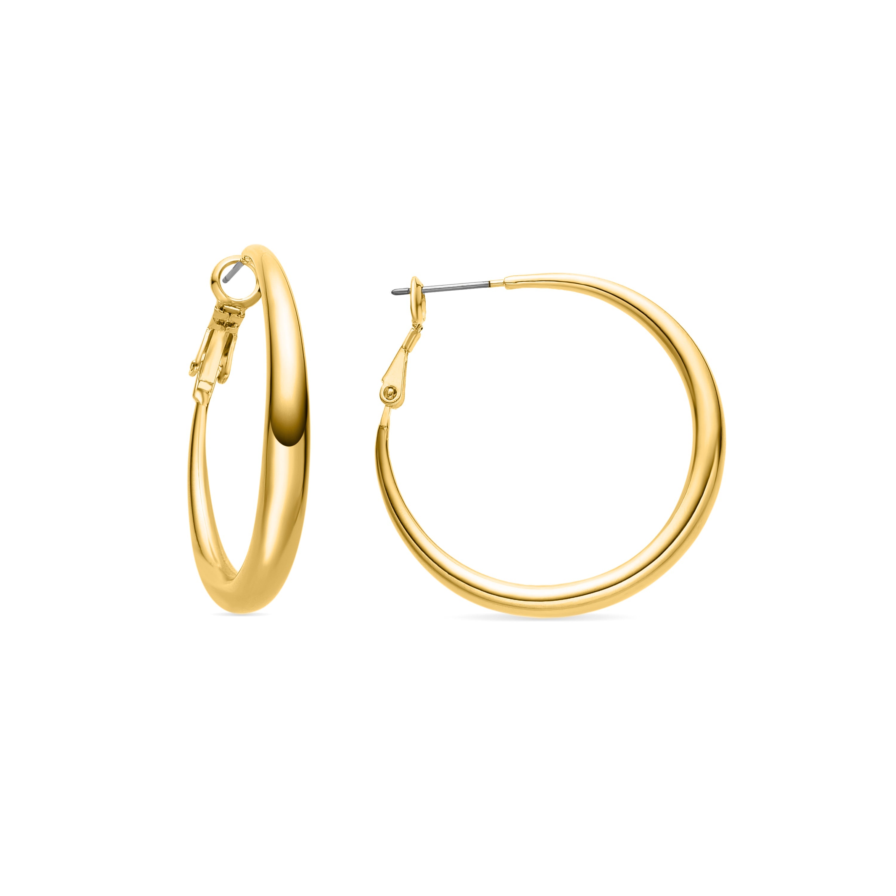 Earrings finished in 18K yellow gold - Qupa