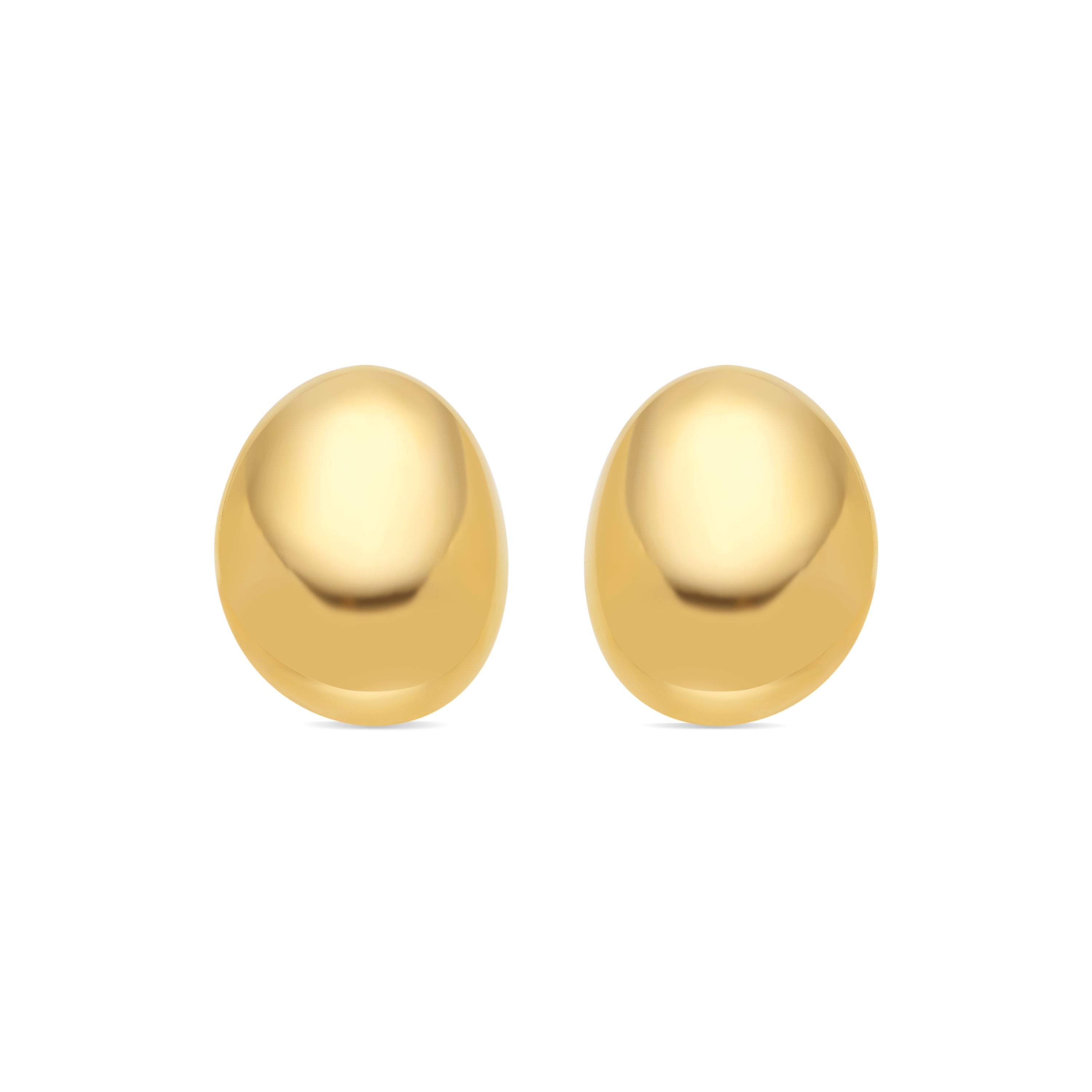 18k yellow gold finish earrings - Asgruk