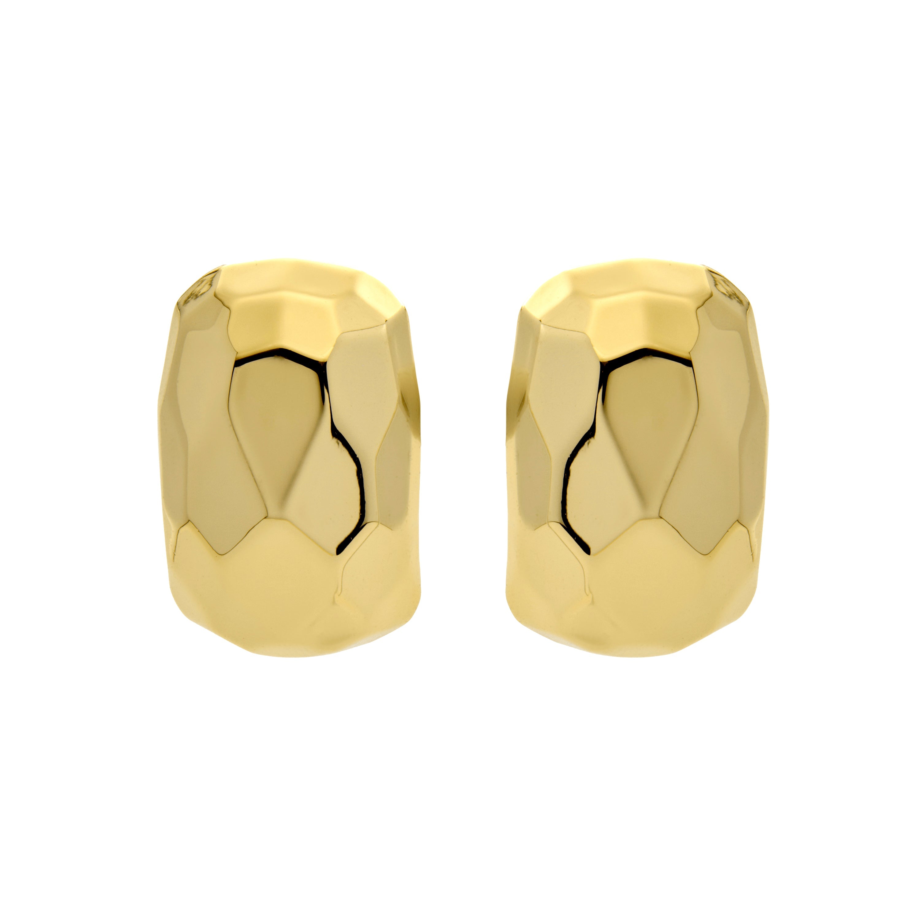 18k yellow gold finish earrings - Sarie
