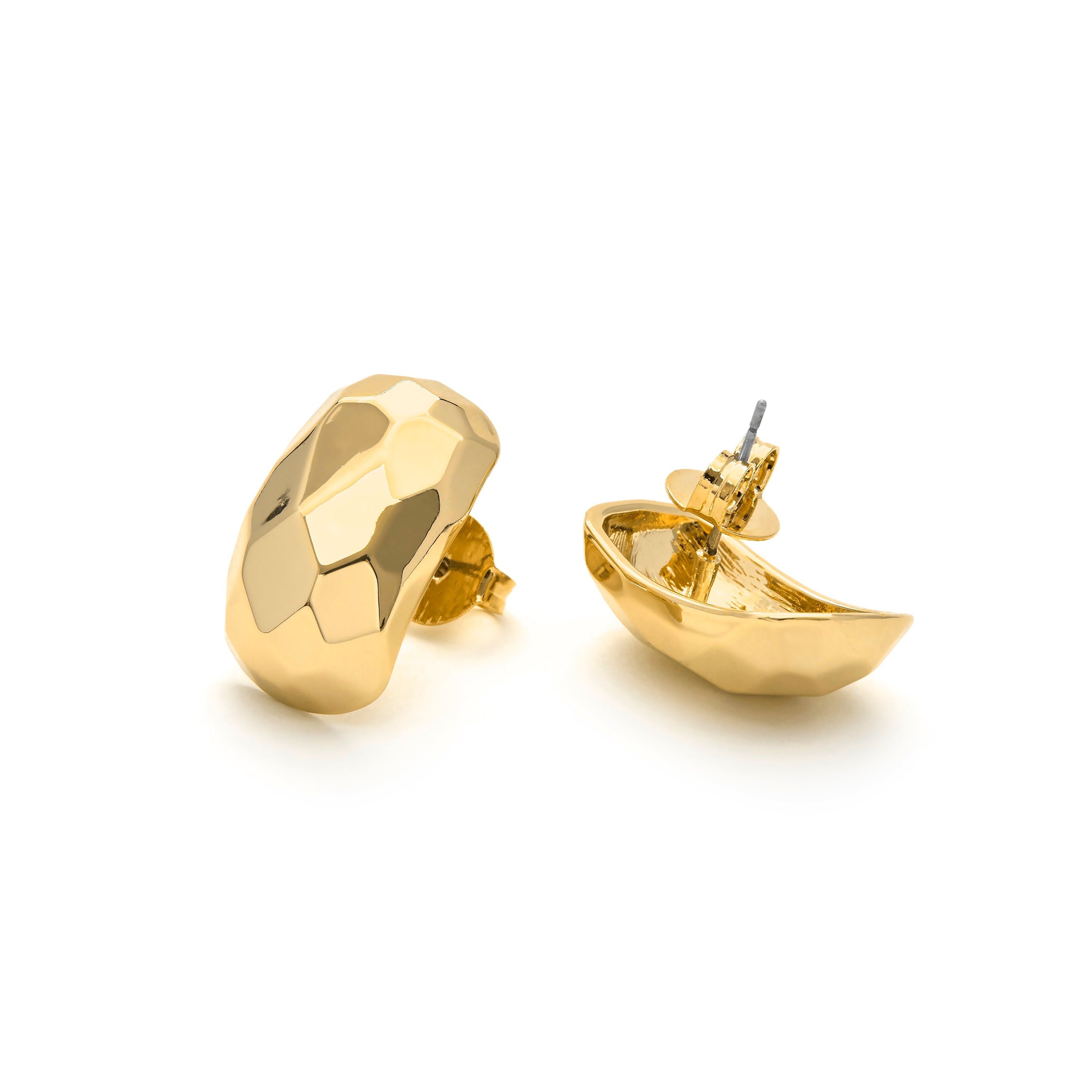 Pendientes acabado en oro amarillo 18k - Sarie