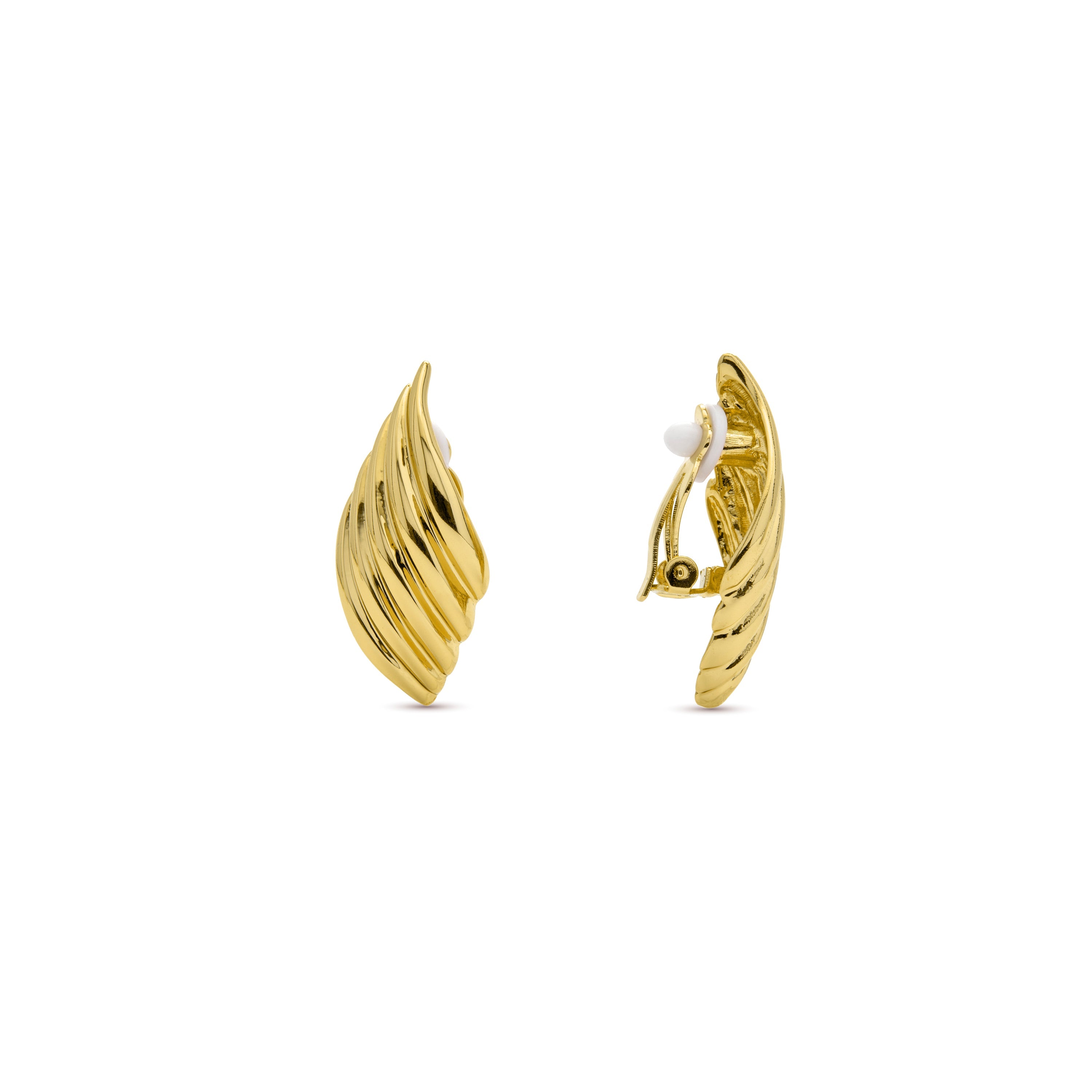 18k yellow gold finish earrings - Lizor