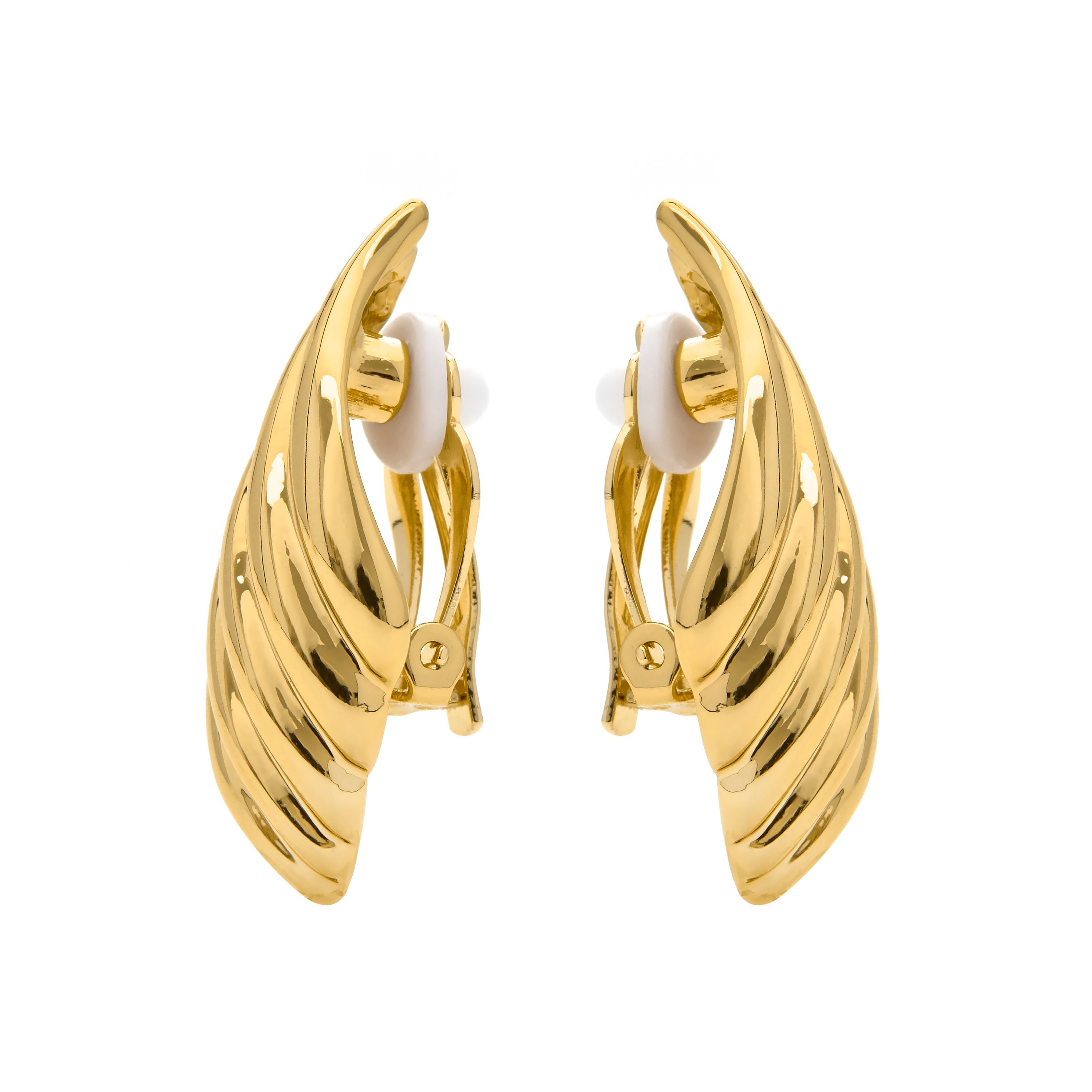 18k yellow gold finish earrings - Lizor