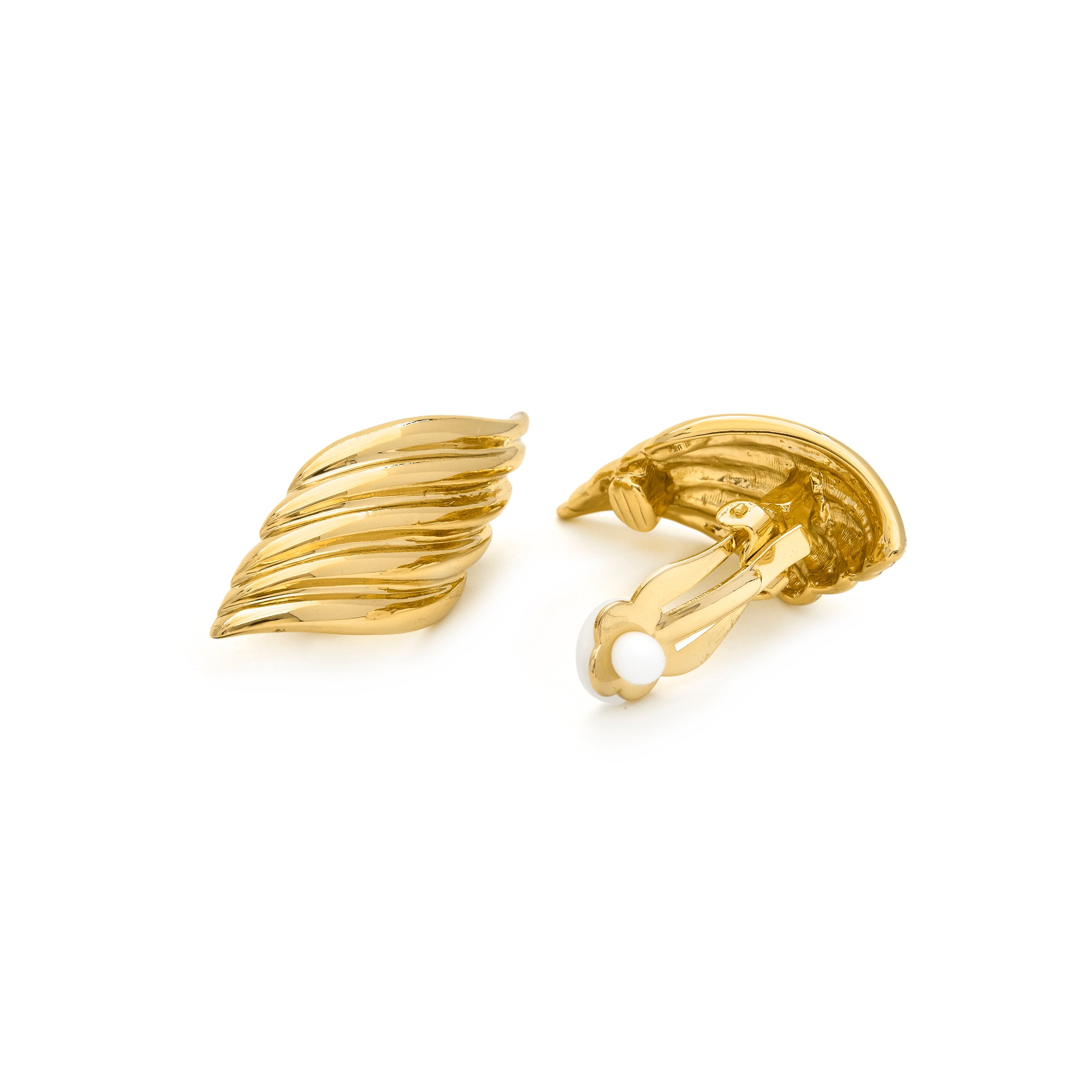 18k yellow gold finish earrings - Lizor