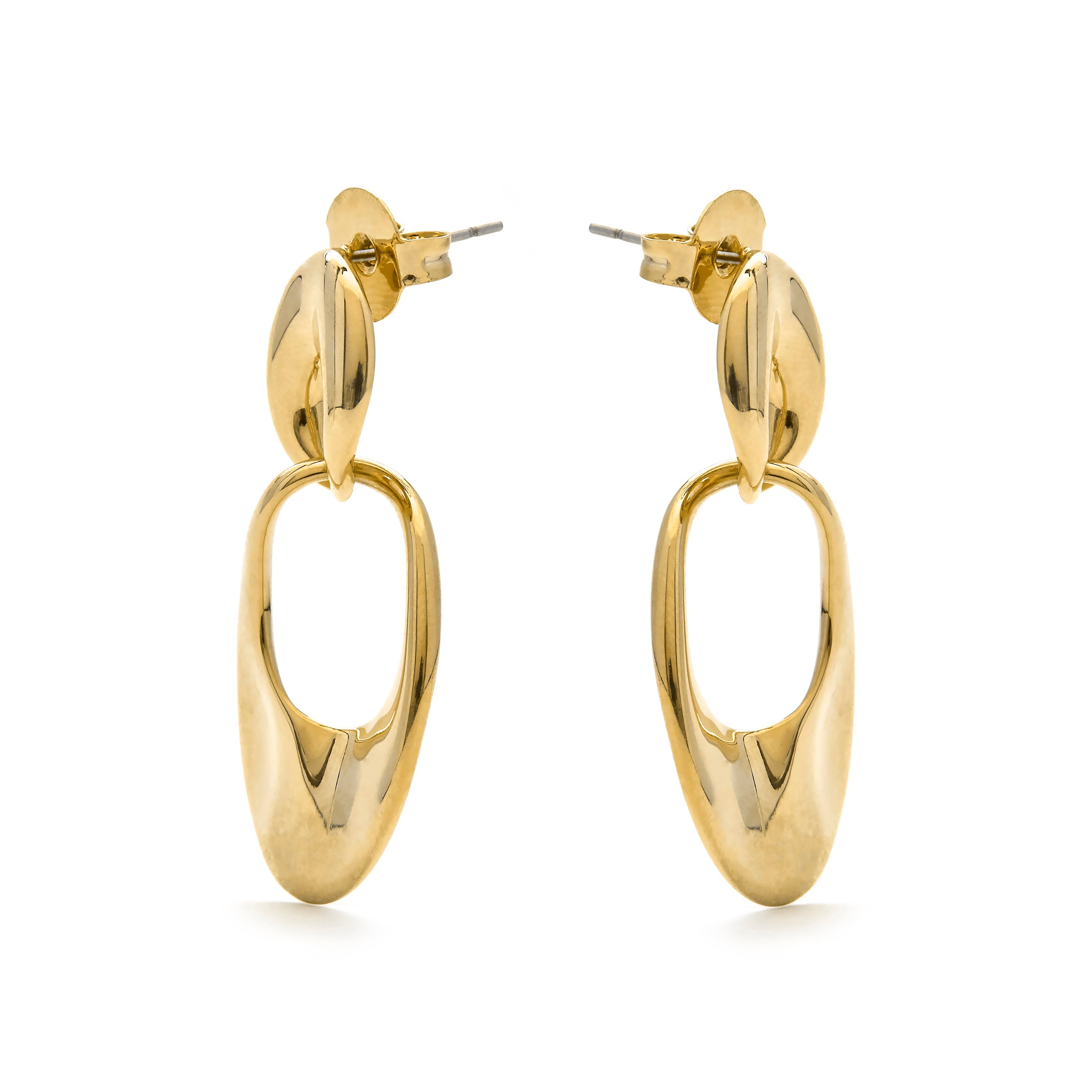 18k yellow gold finish earrings - Karme