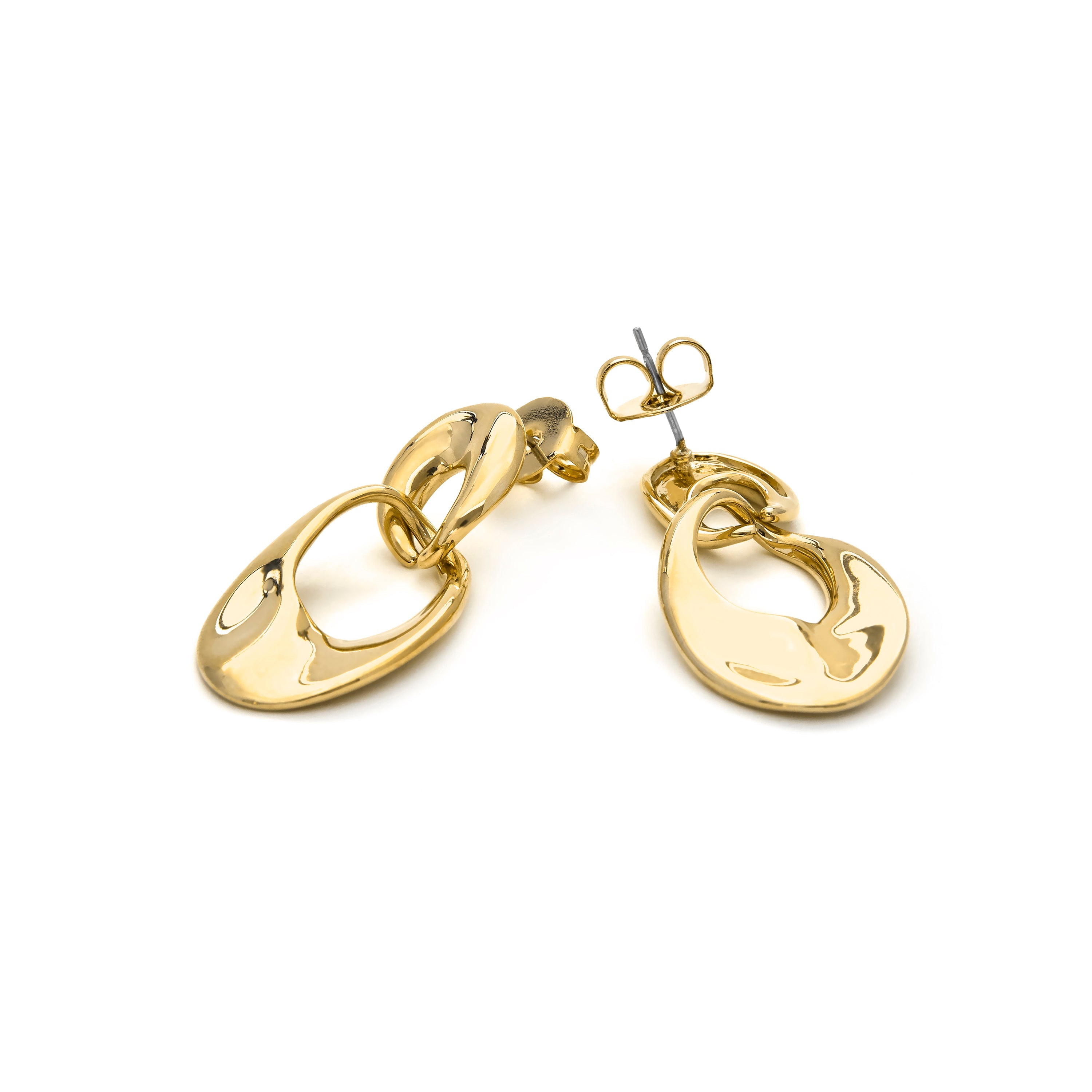 18k yellow gold finish earrings - Karme