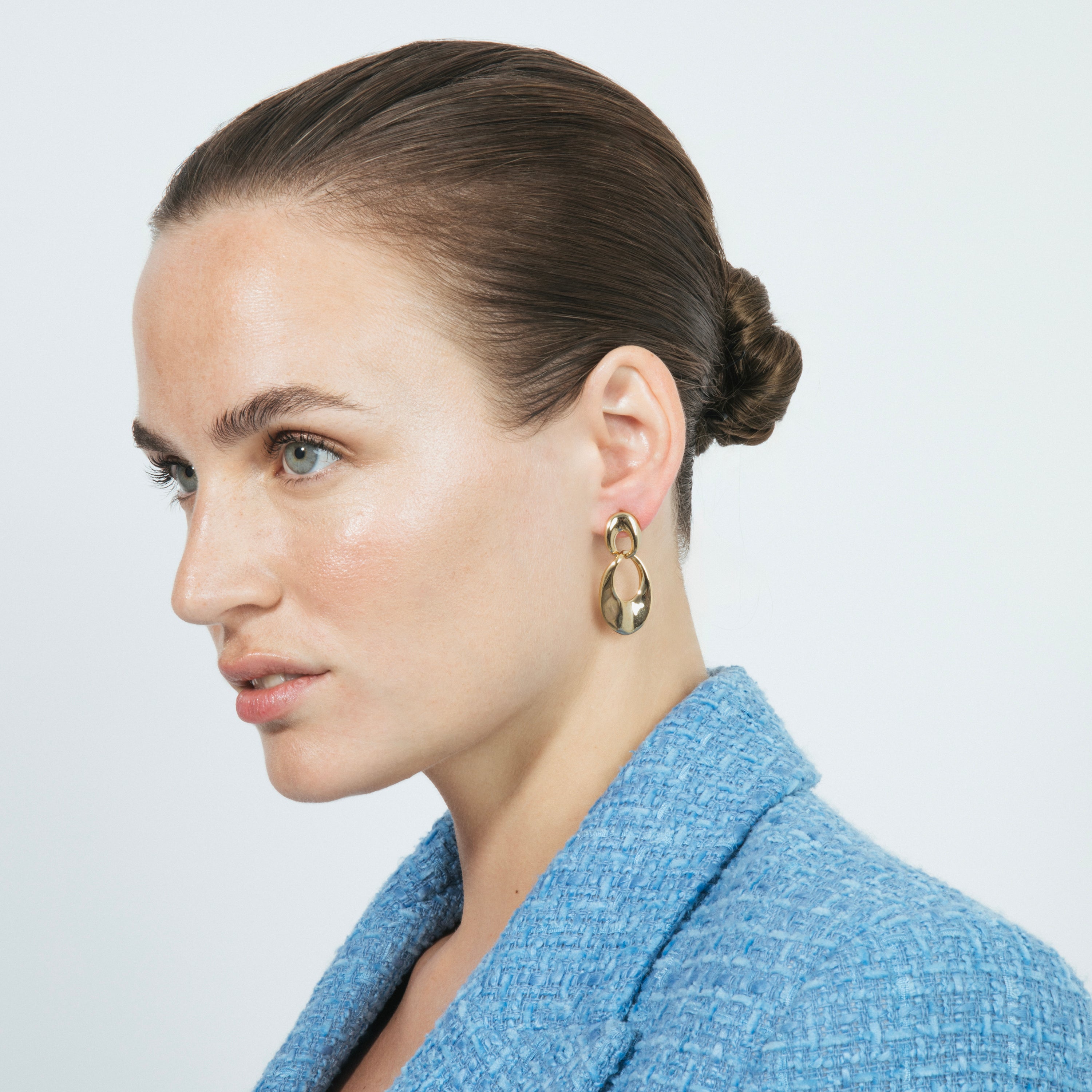 18k yellow gold finish earrings - Karme