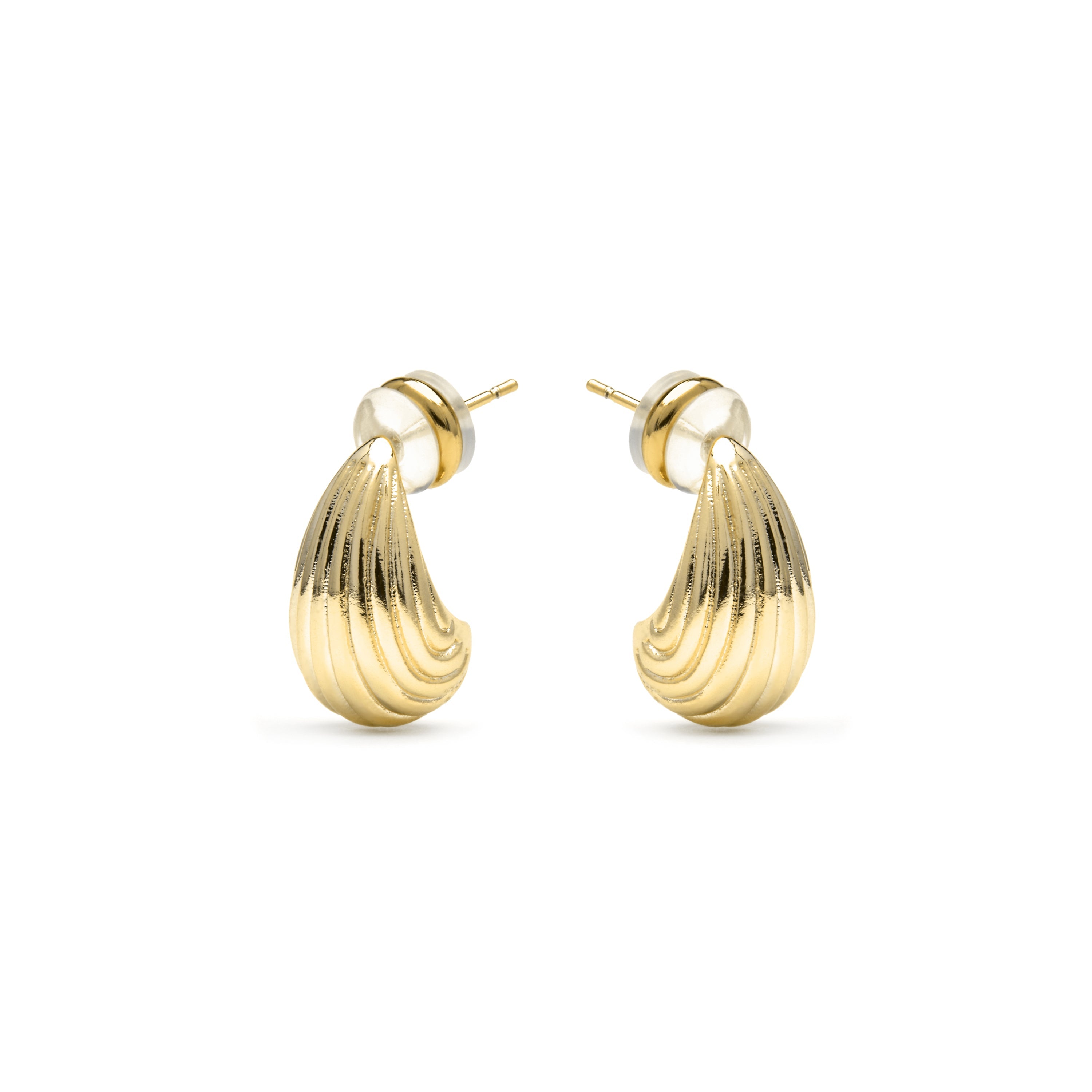 Pendientes acabado oro amarillo de 18k - Overin