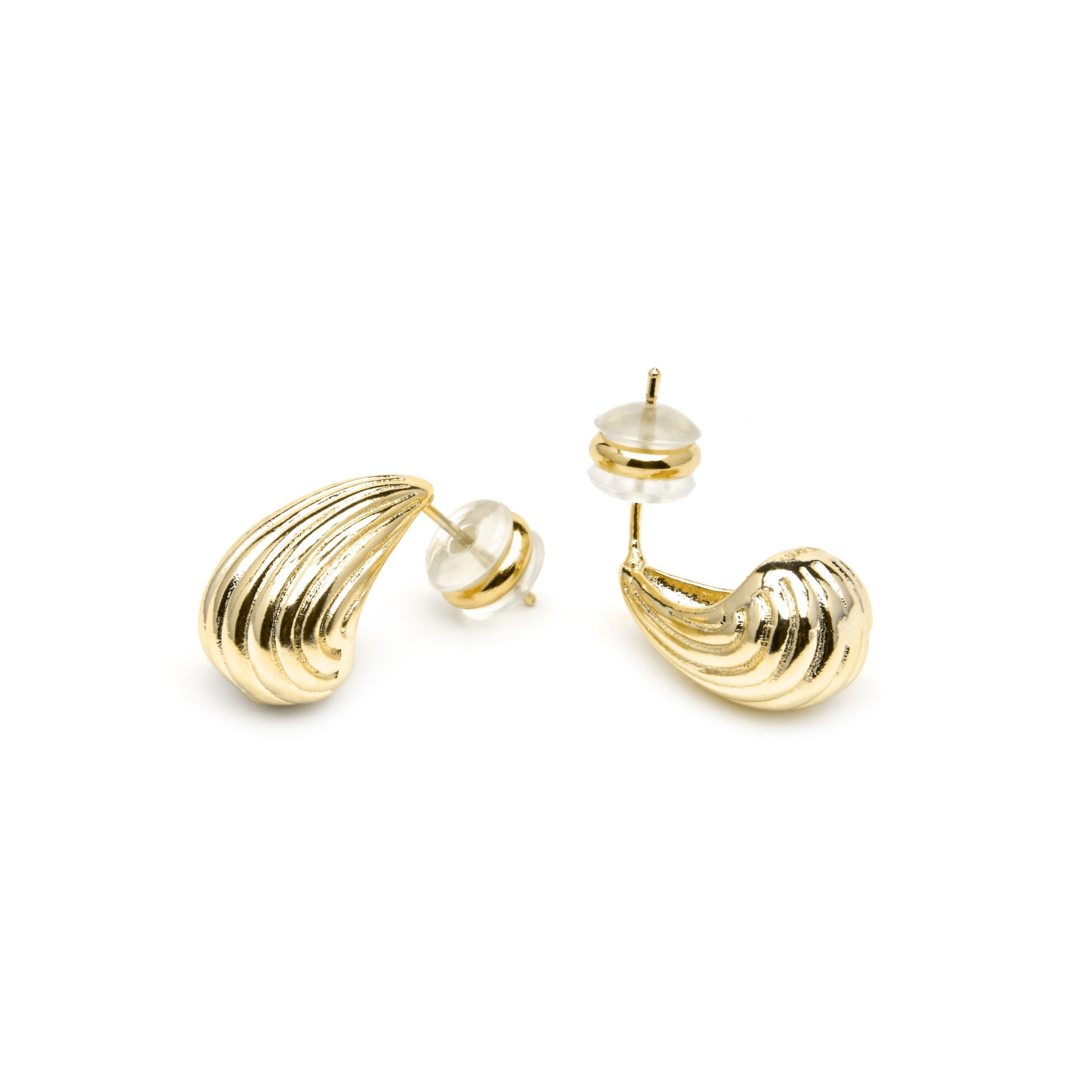 Pendientes acabado oro amarillo de 18k - Overin