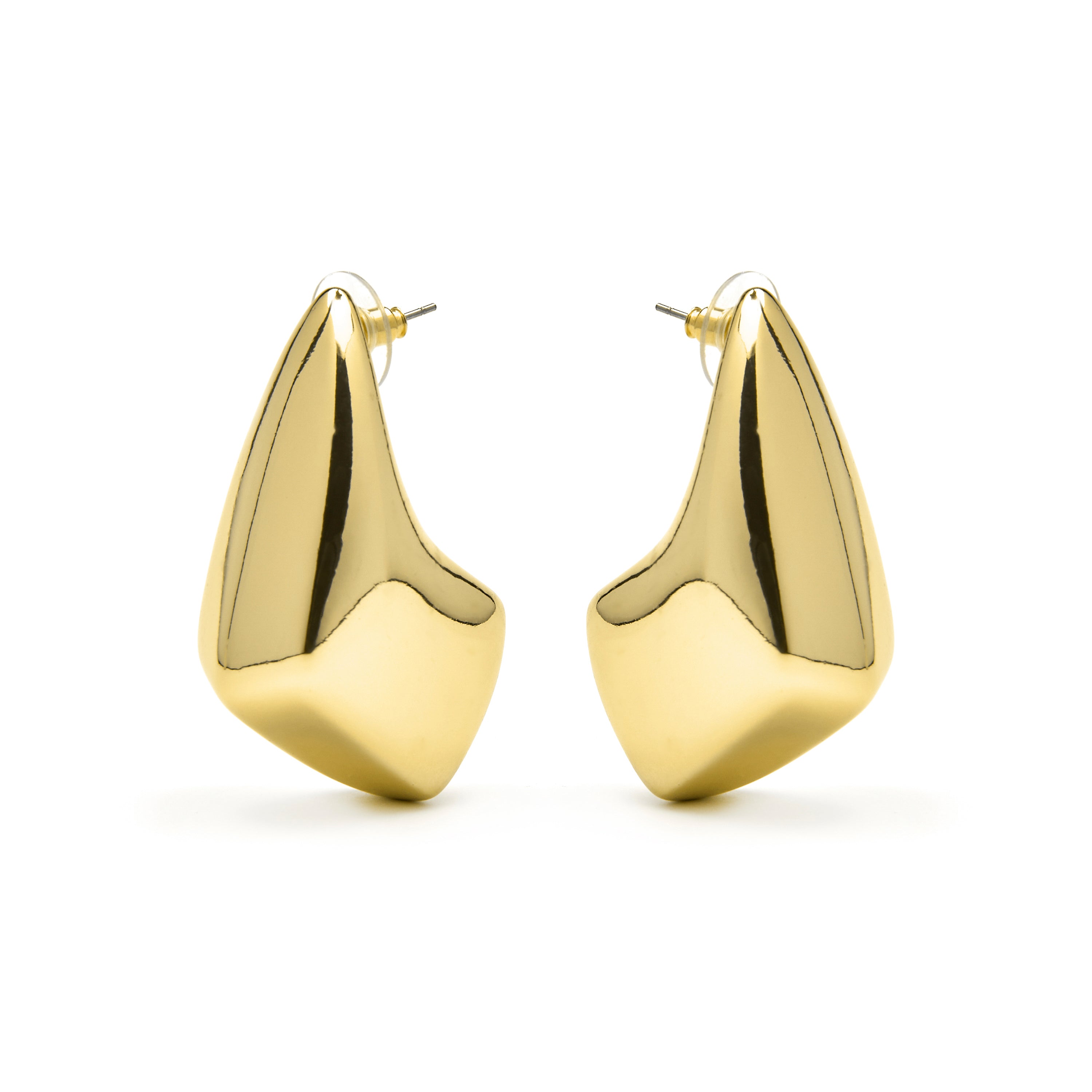 Pendientes acabado oro amarillo de 18k - Hilga
