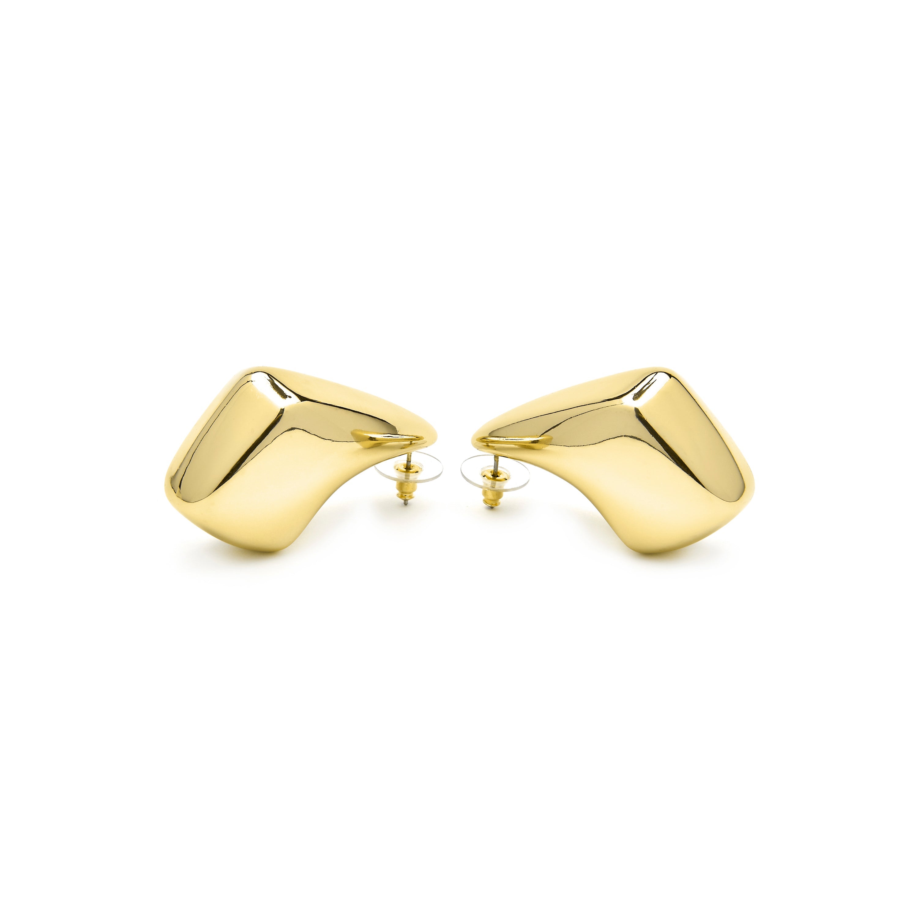 Pendientes acabado oro amarillo de 18k - Hilga