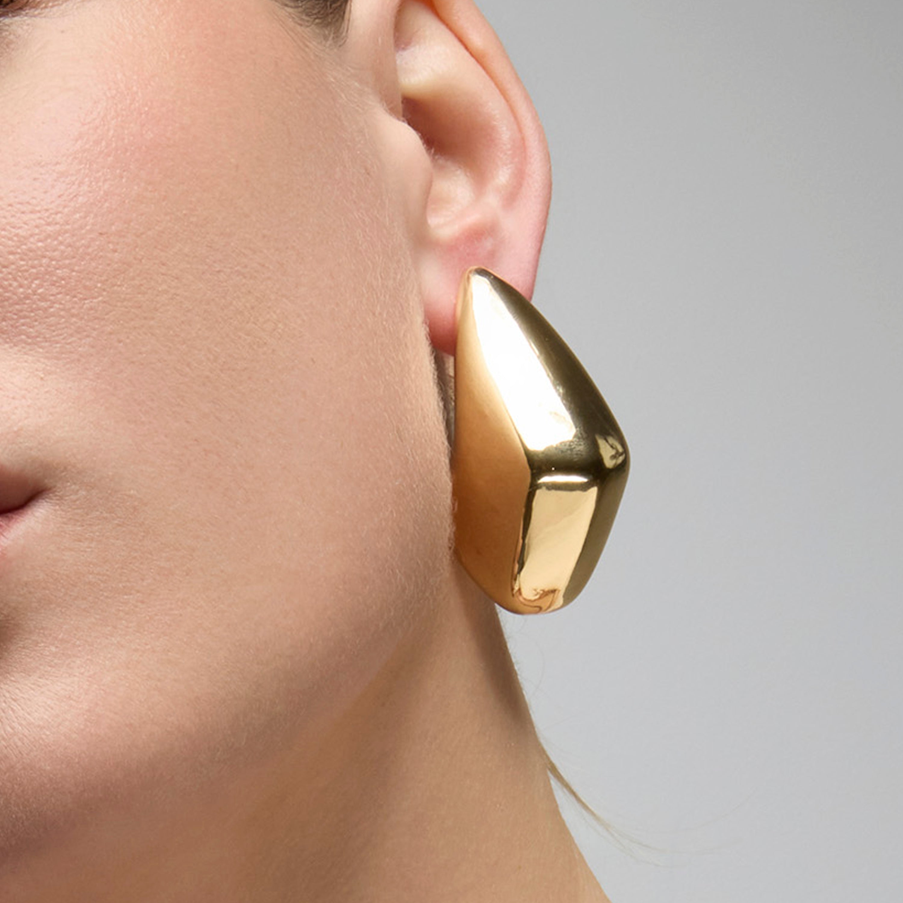 Pendientes acabado oro amarillo de 18k - Hilga
