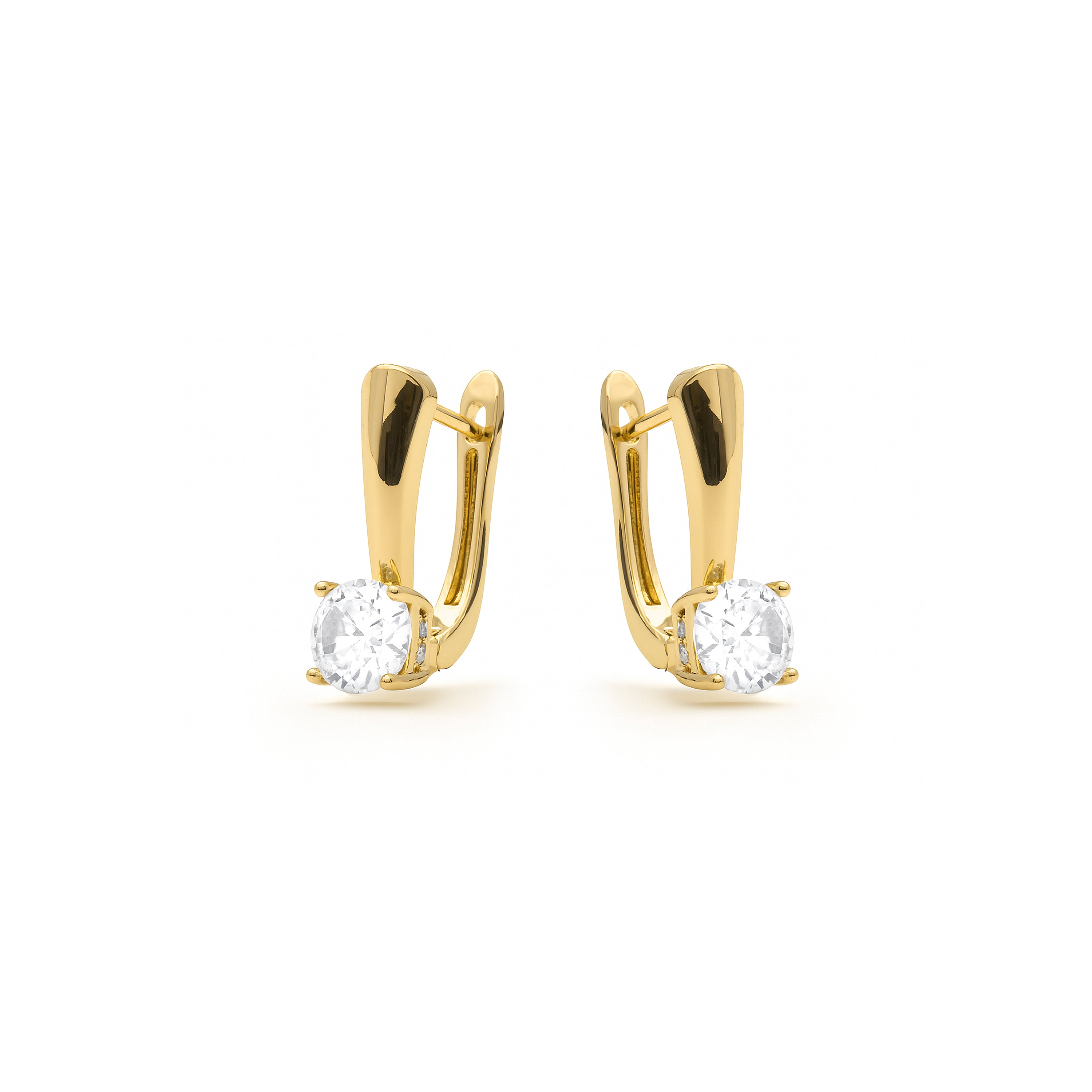 18k Yellow Gold Plated Earrings - Lason