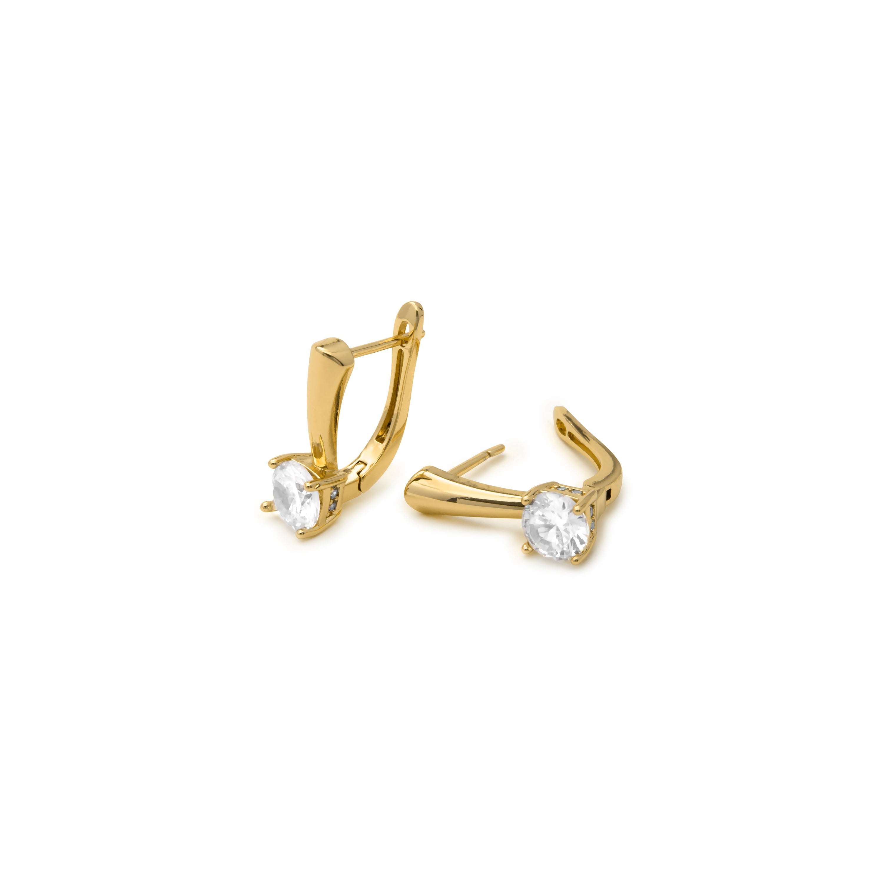 18k Yellow Gold Plated Earrings - Lason