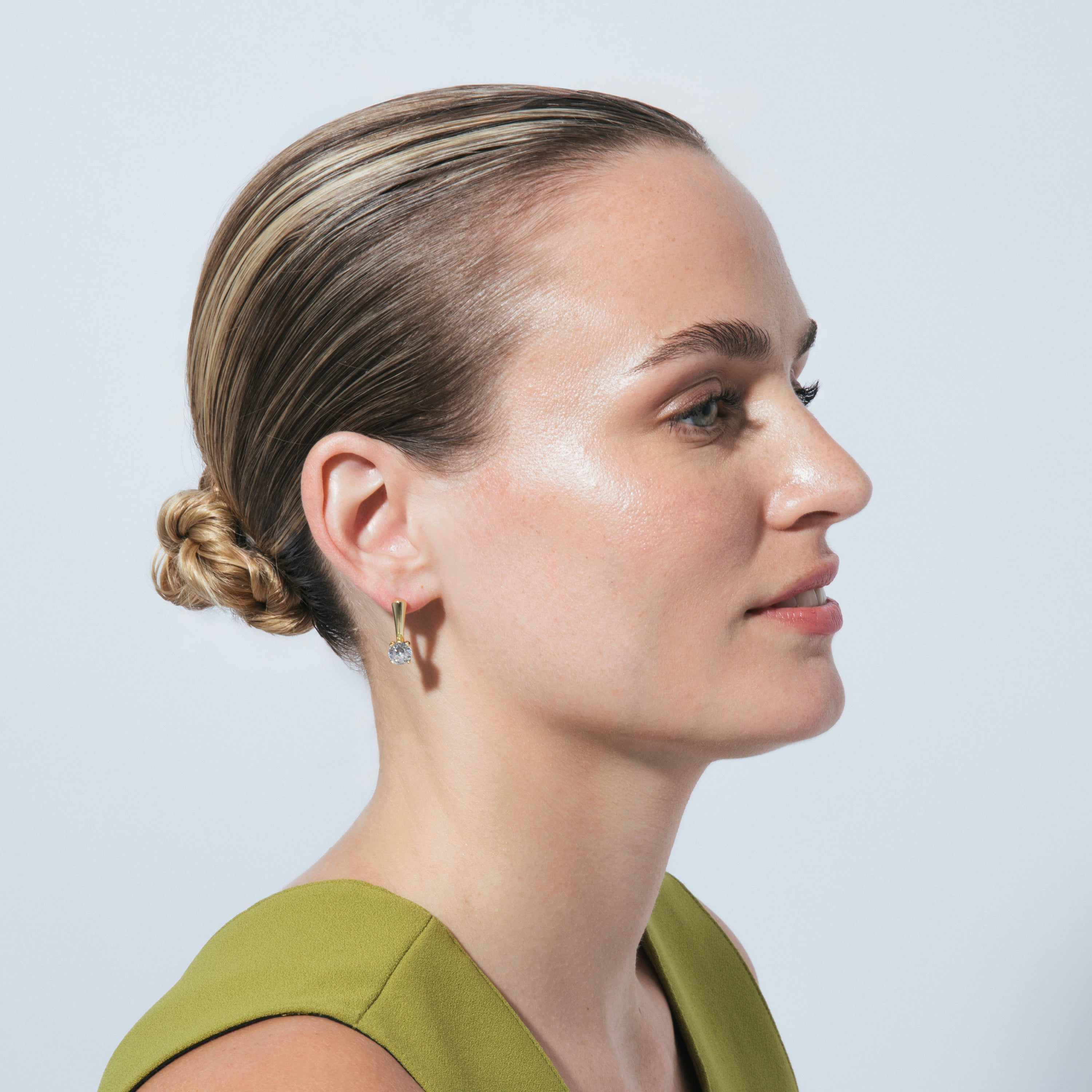 18k Yellow Gold Plated Earrings - Lason