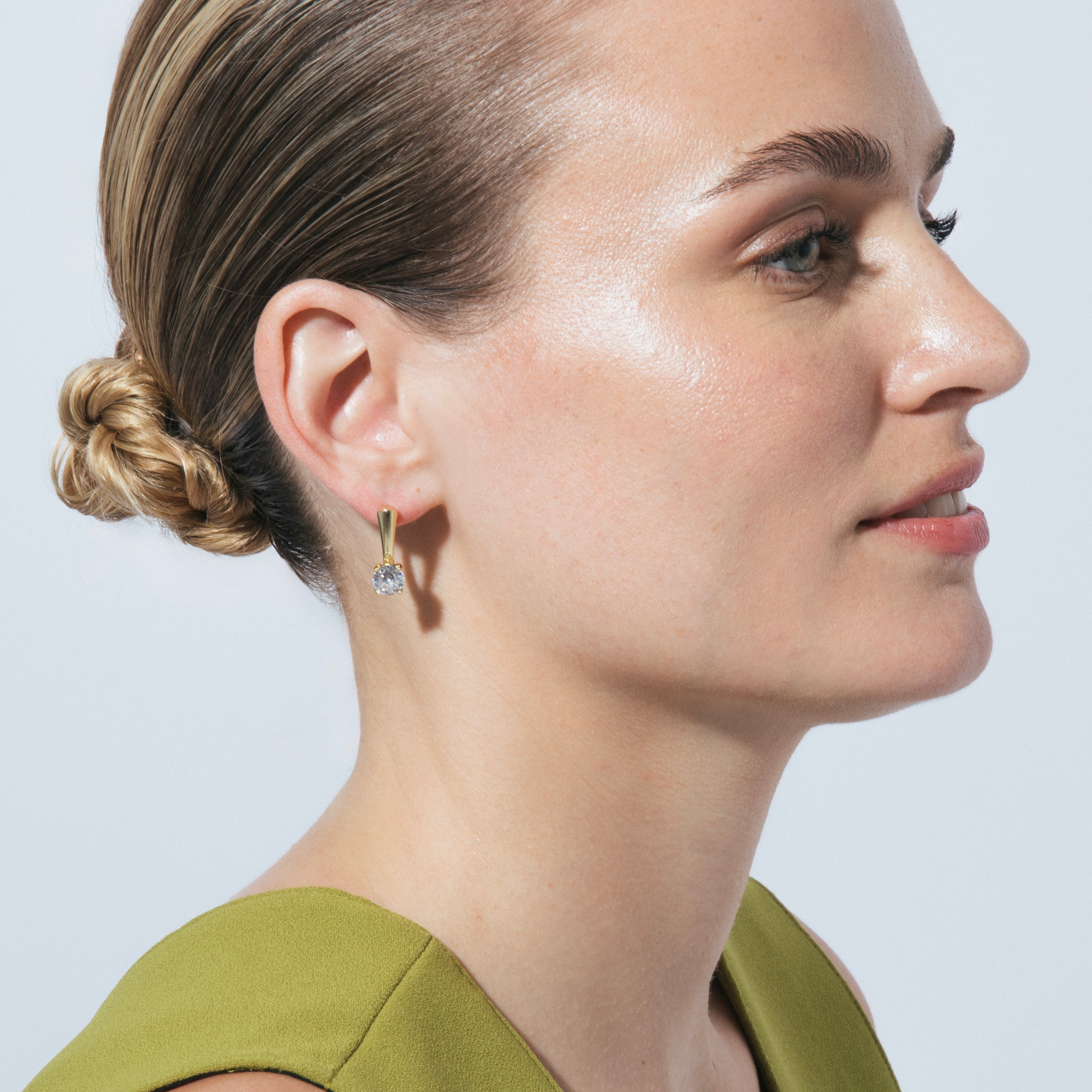 18k Yellow Gold Plated Earrings - Lason