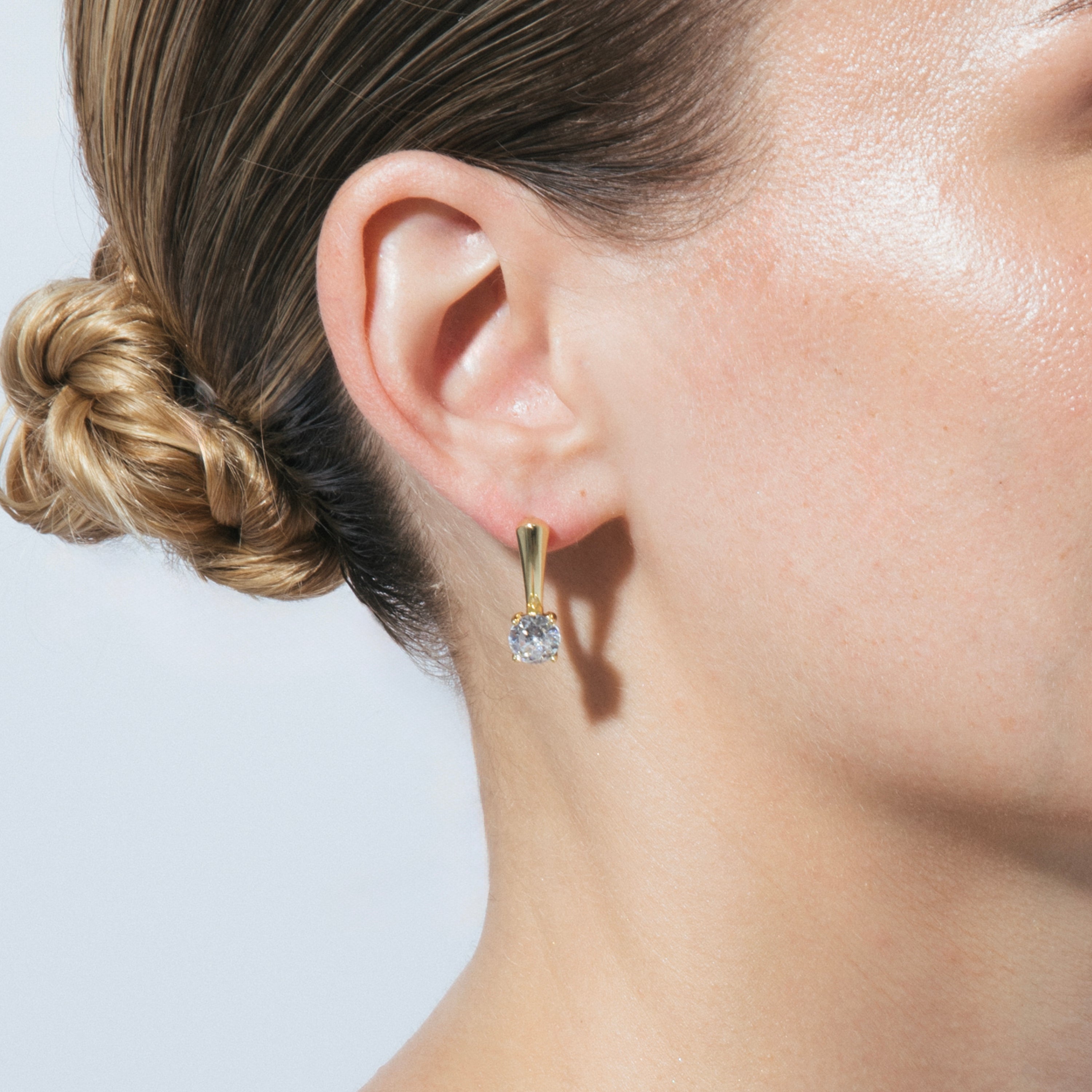 18k Yellow Gold Plated Earrings - Lason