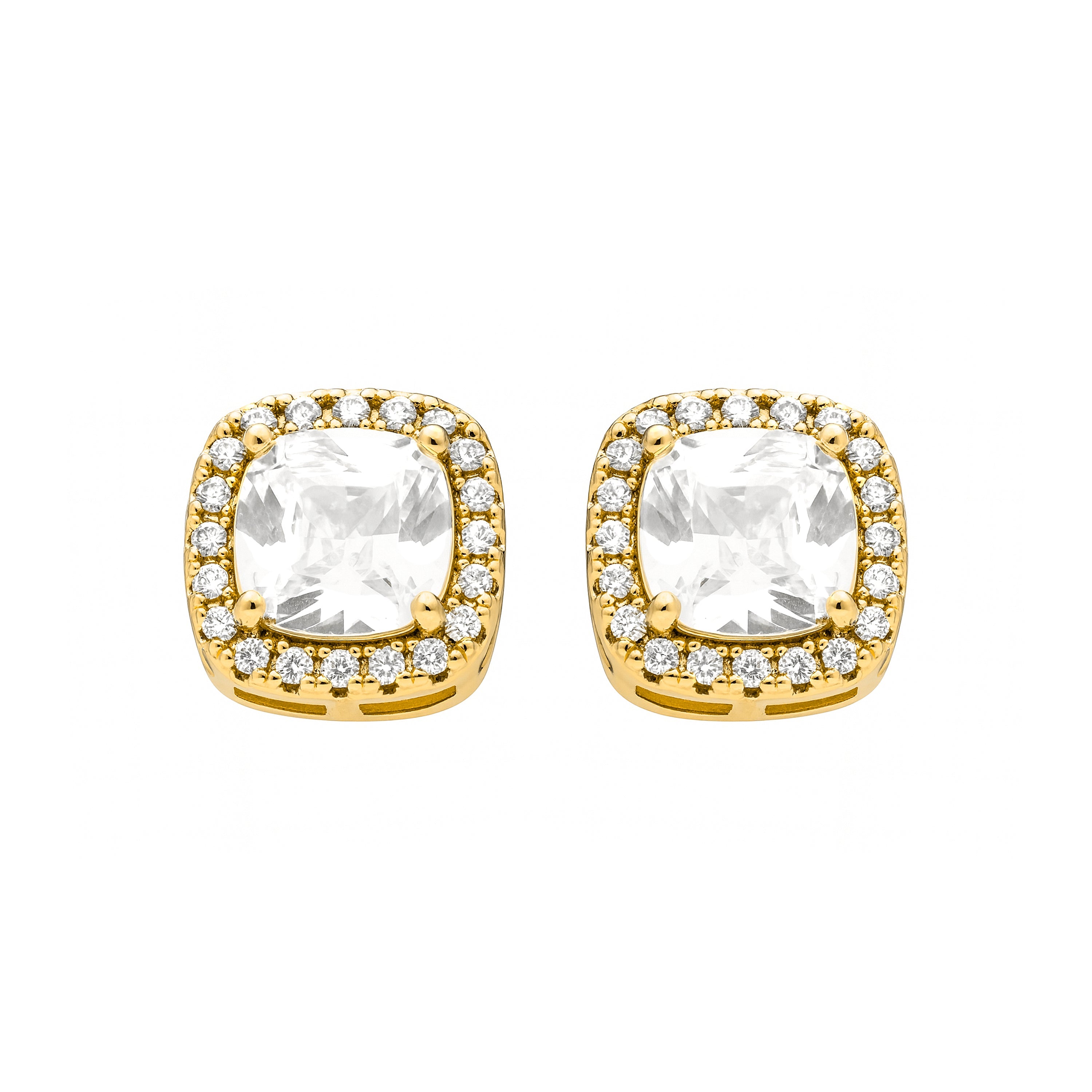 18k Yellow gold plated earrings - Lorbas