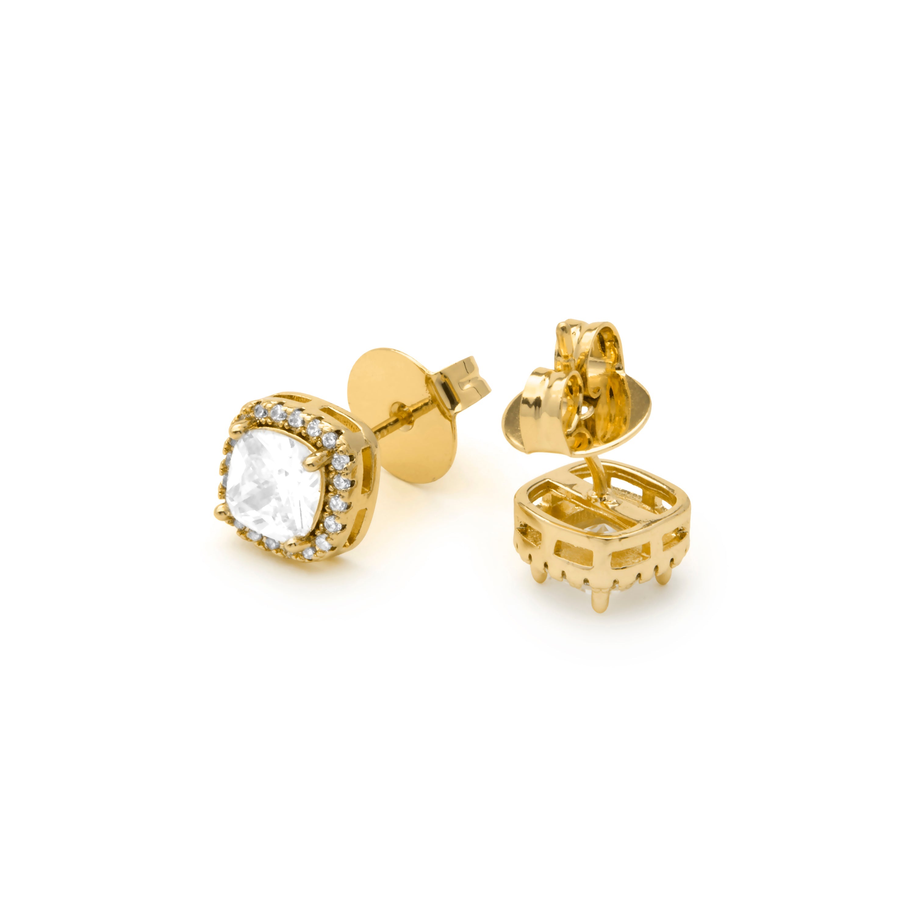 18k Yellow gold plated earrings - Lorbas